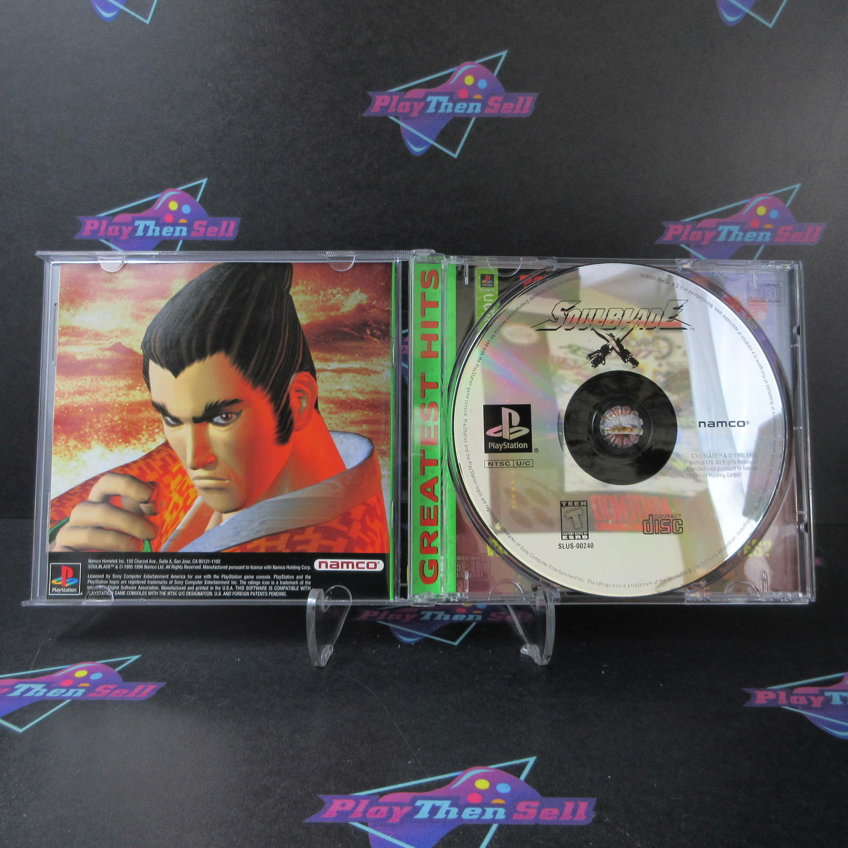 Soul Blade PS1 PlayStation 1 GH + Reg Card - Like New