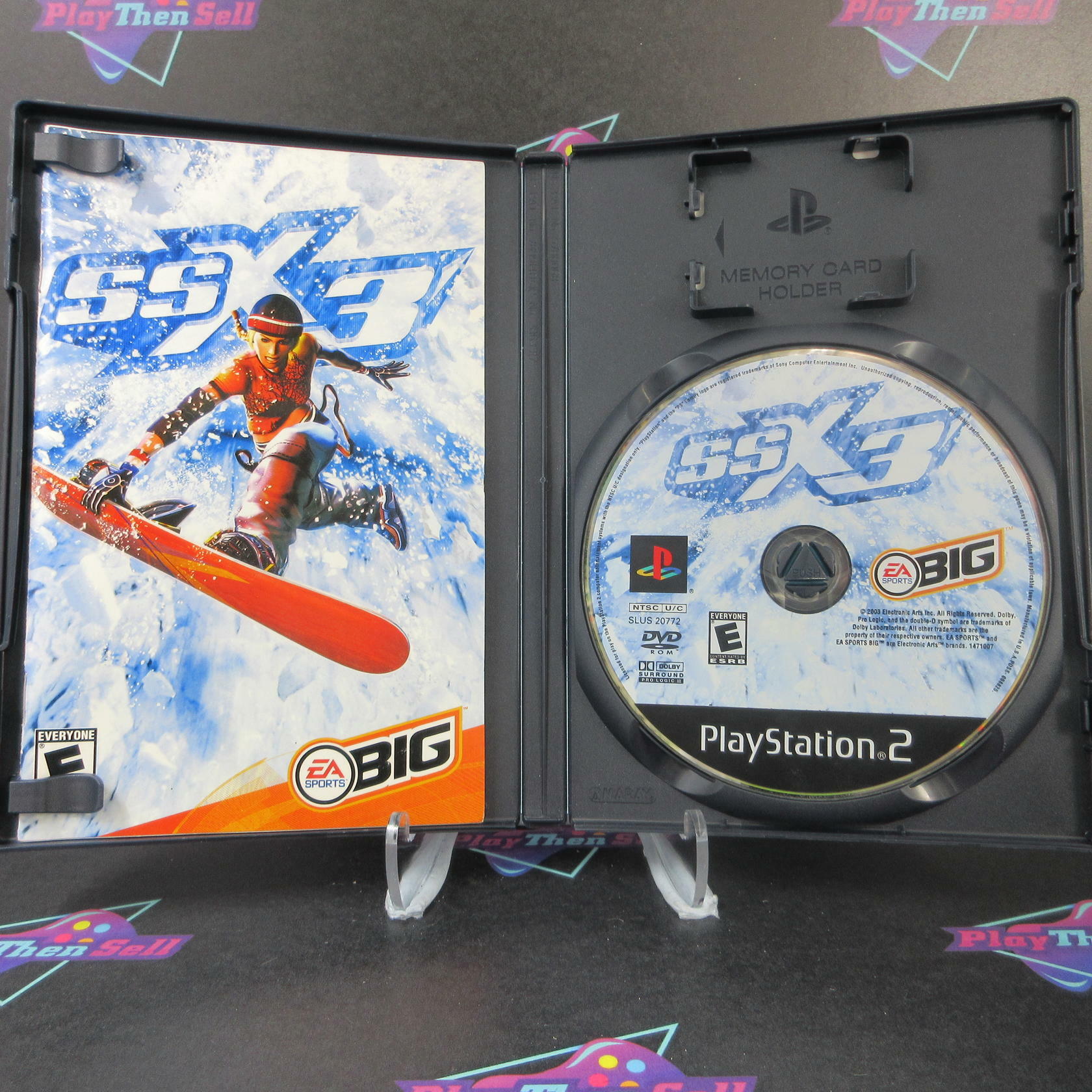 SSX 3 PS2 PlayStation 2 AD Complete CIB - Very Good