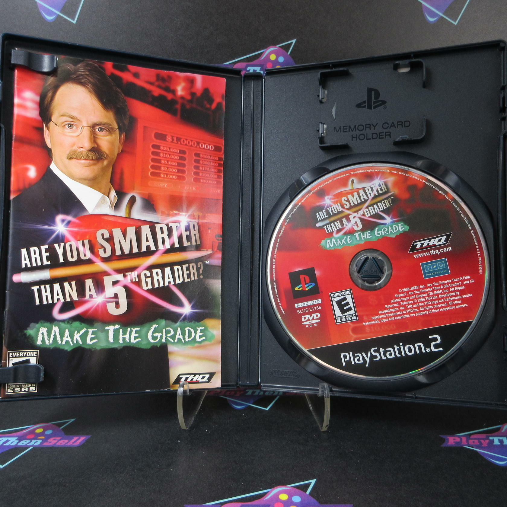 Are You Smarter than a 5th Grader Make the Grade PlayStation 2 AD Complete CIB - Very Good