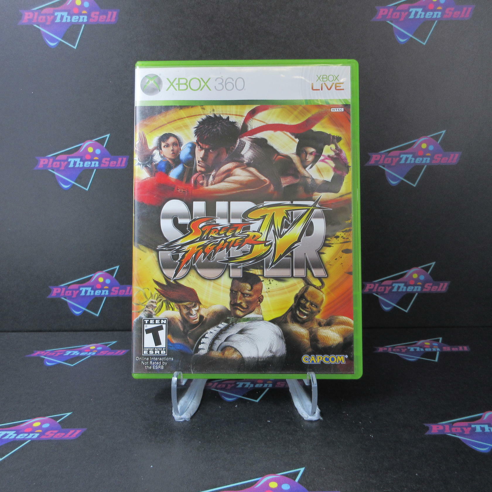 Super Street Fighter IV Xbox 360 AD/DD Complete CIB - Very Good
