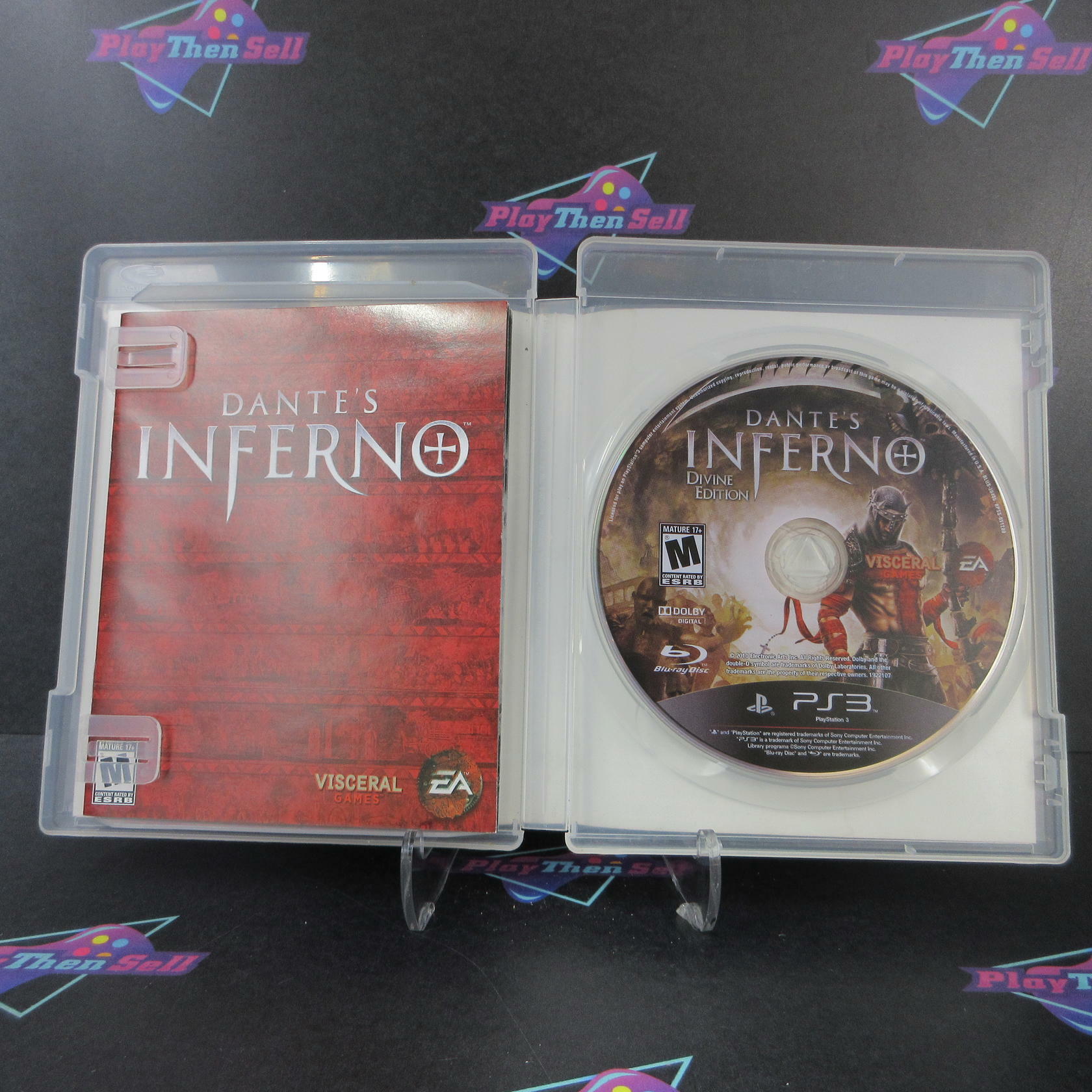 Dante's Inferno Divine Edition + Sleeve PS3 PlayStation 3 AD Complete CIB - Very Good