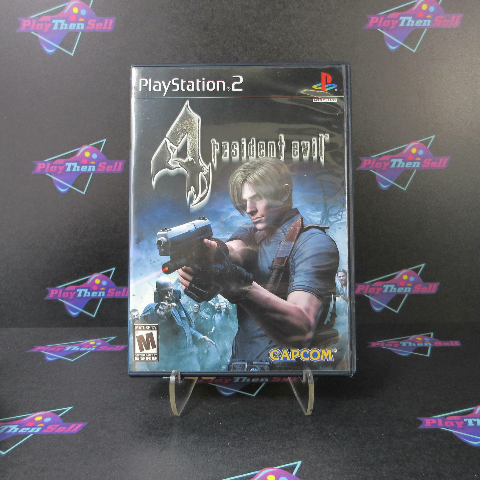 Resident Evil 4 PS2 PlayStation 2 Black Label - Like New