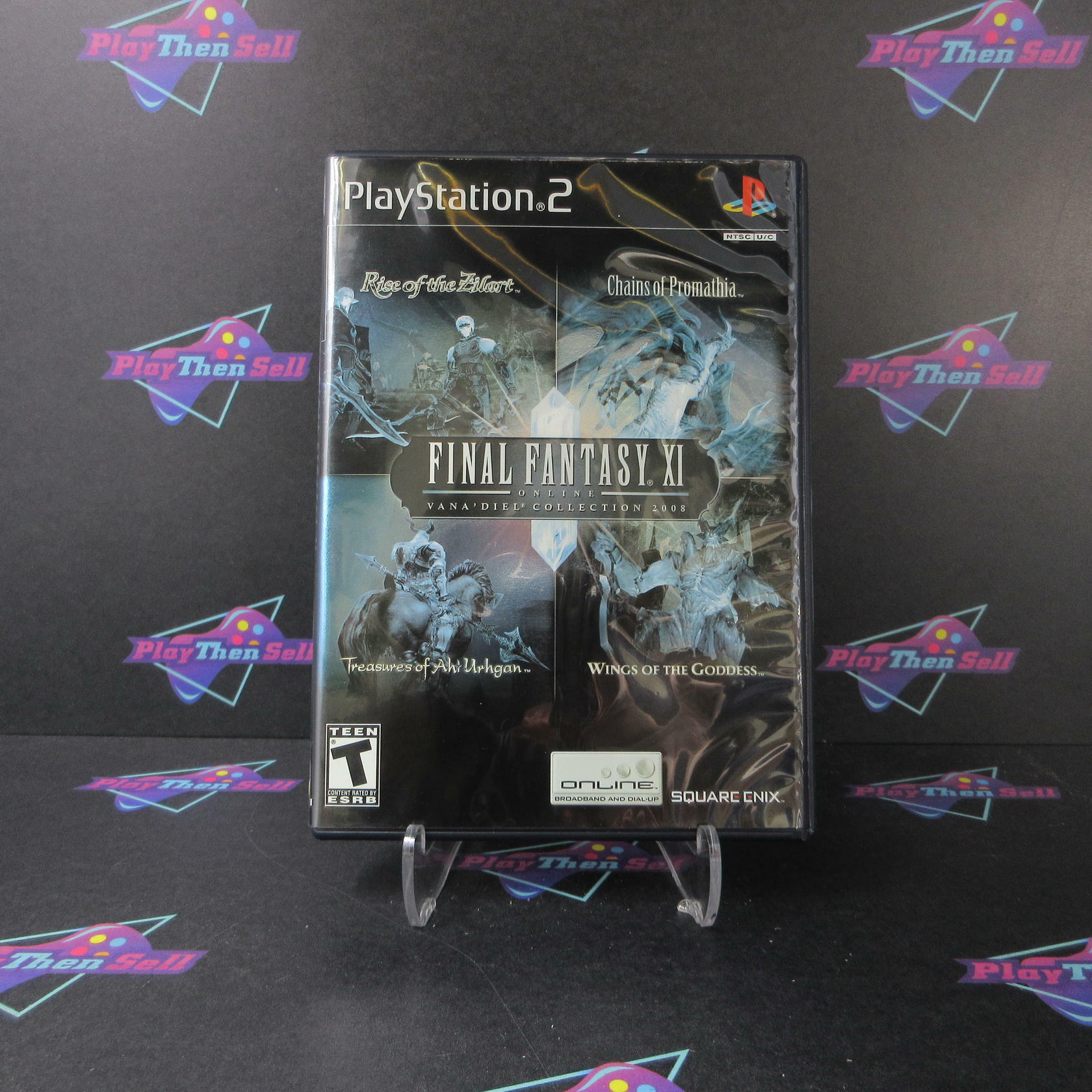 Final Fantasy XI The Vana'diel Collection 2008 PS2 PlayStation 2 + Reg Card - Like New