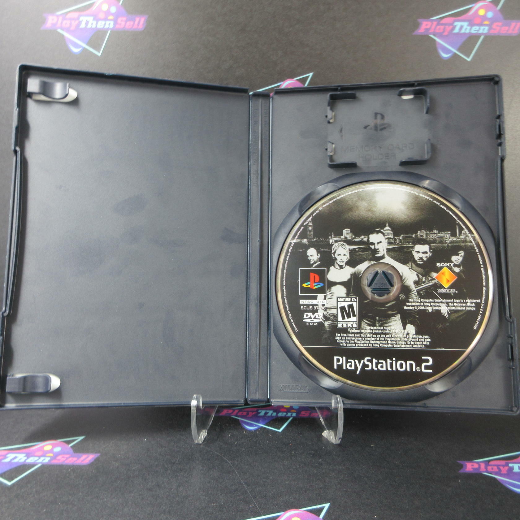 The Getaway Black Monday Rental Art PS2 PlayStation 2 AD/NM - Very Good
