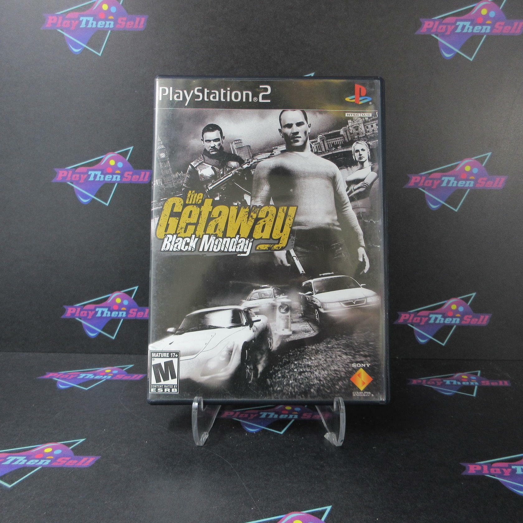 The Getaway Black Monday Rental Art PS2 PlayStation 2 AD/NM - Very Good
