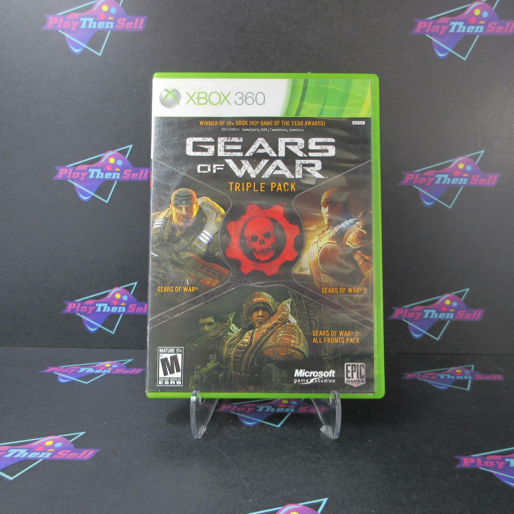 Gears of War Triple Pack Xbox 360 AD/NM - Very Good