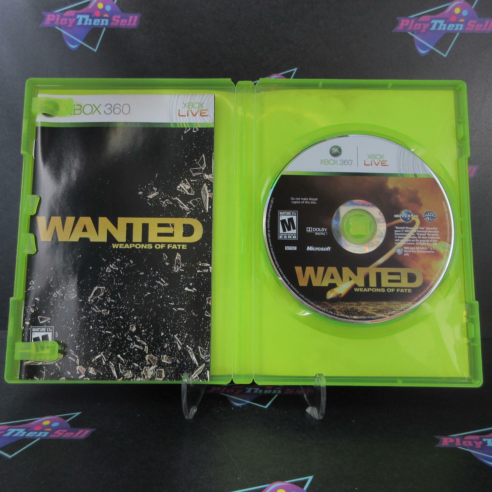 Wanted Weapons of Fate Xbox 360 AD Complete CIB - Very Good