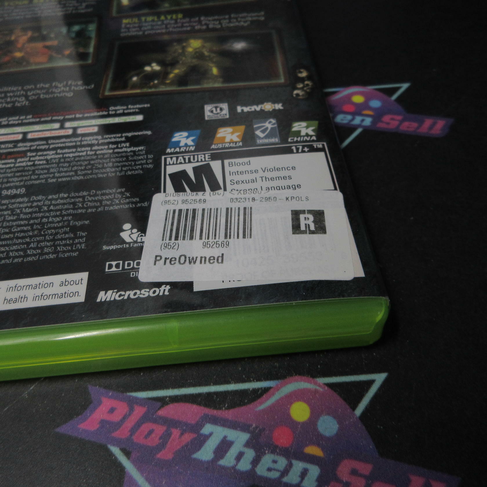 Bioshock 2 Xbox 360 AD/DD/NM - Very Good