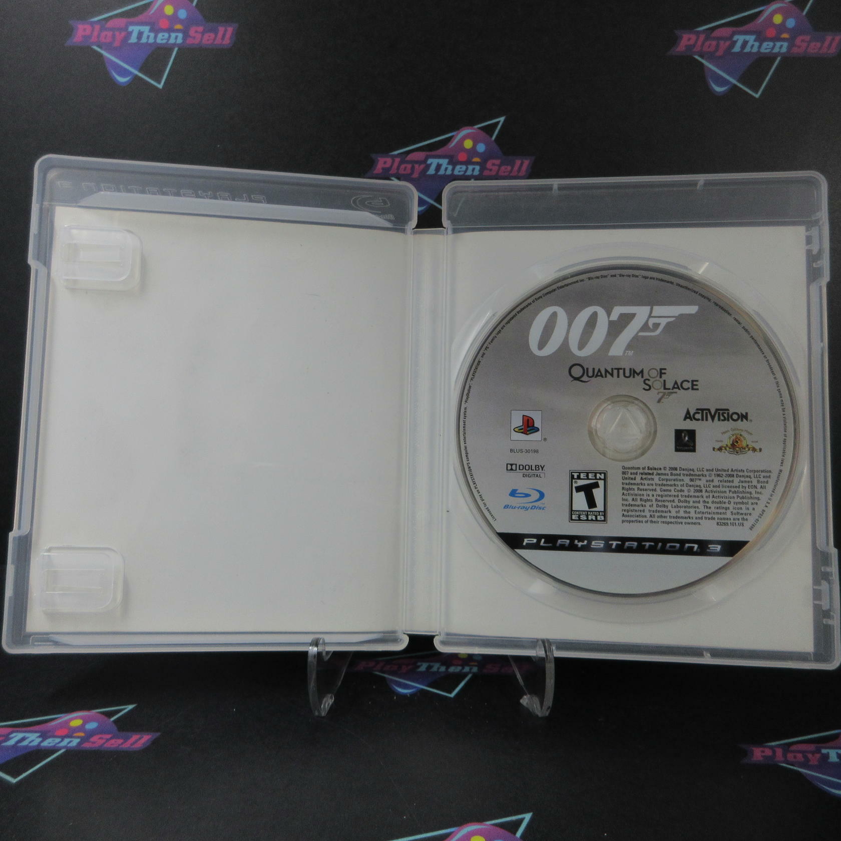 007 Quantum Of Solace PS3 PlayStation 3 AD/NM - Very Good