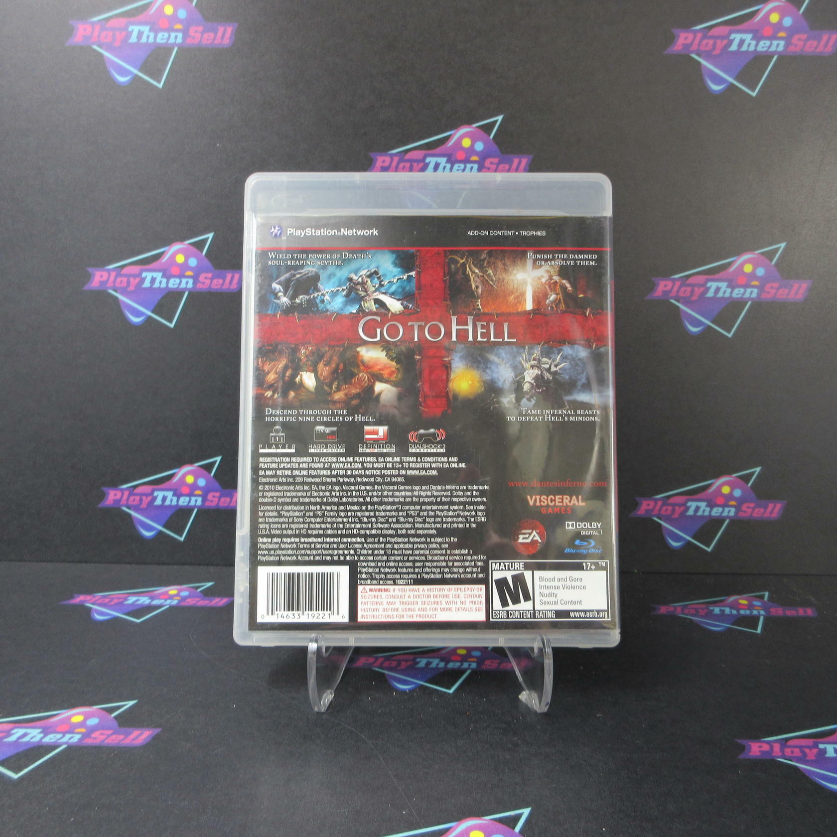 Dante's Inferno Divine Edition + Sleeve PS3 PlayStation 3 AD Complete CIB - Very Good