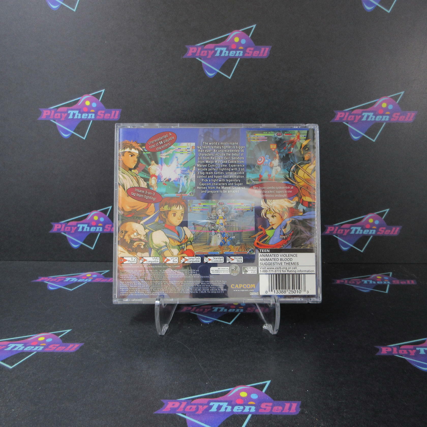 Marvel Vs Capcom 2 Sega Dreamcast + Reg Card - Like New
