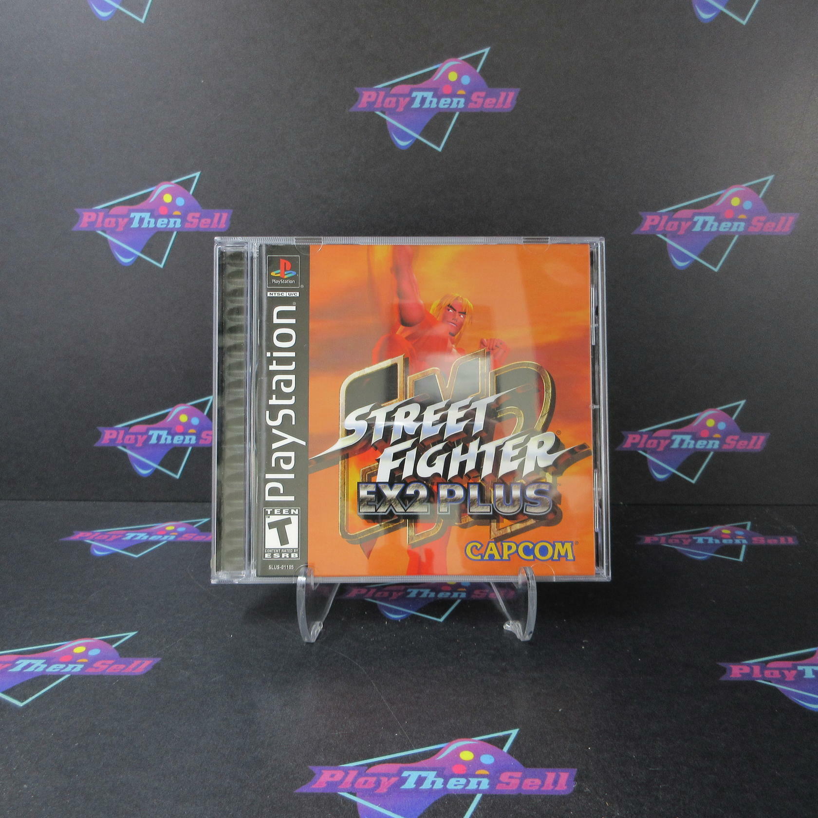 Street Fighter Ex 2 Plus PS1 PlayStation 1 + Reg Card - Like New