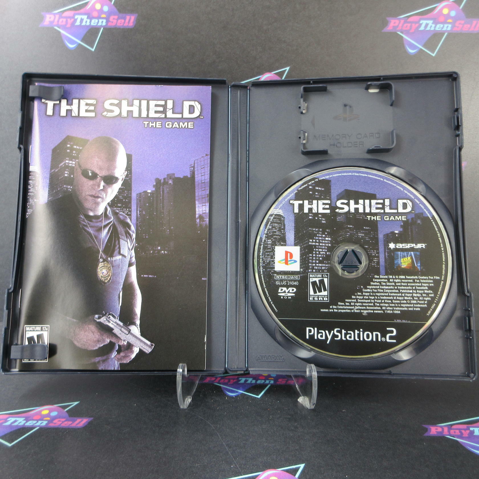 The Shield The Game PS2 PlayStation 2 AD Complete CIB - Very Good