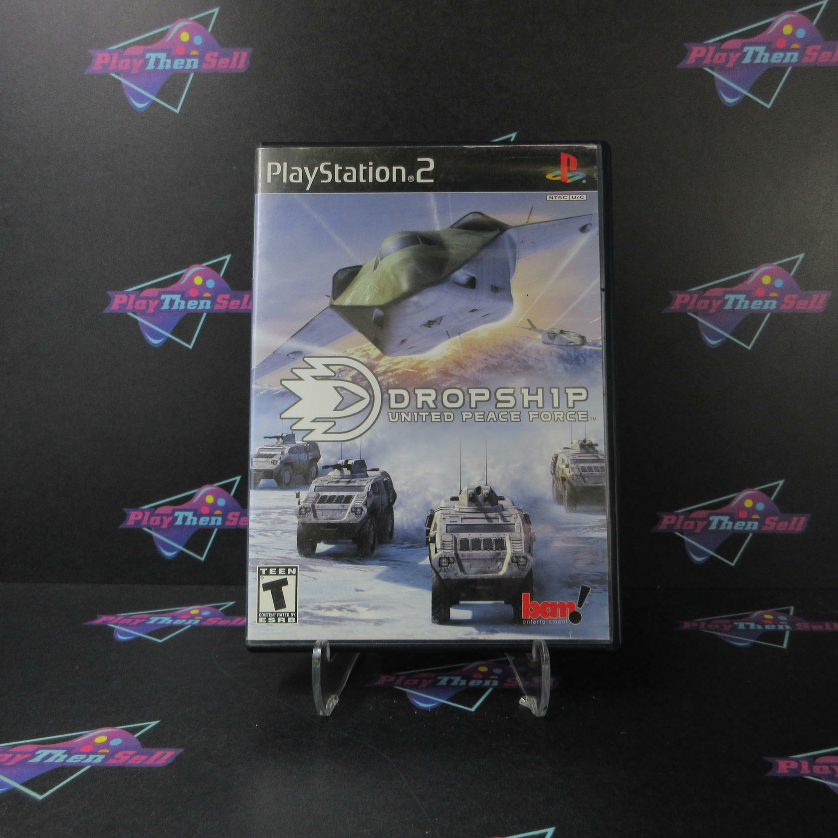 Dropship United Peace Force PS2 PlayStation 2 AD/NM - Very Good