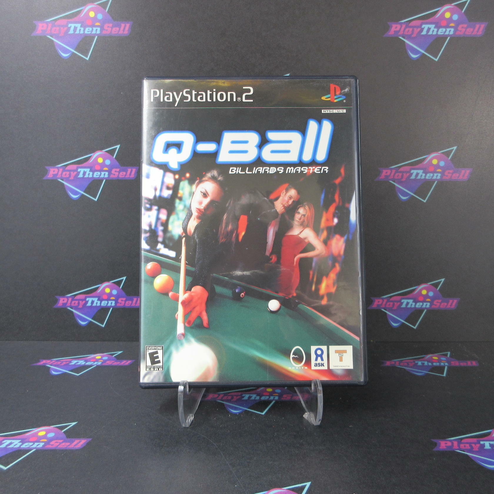Q-Ball Billiards Master PS2 PlayStation 2 DD Complete CIB - Very Good