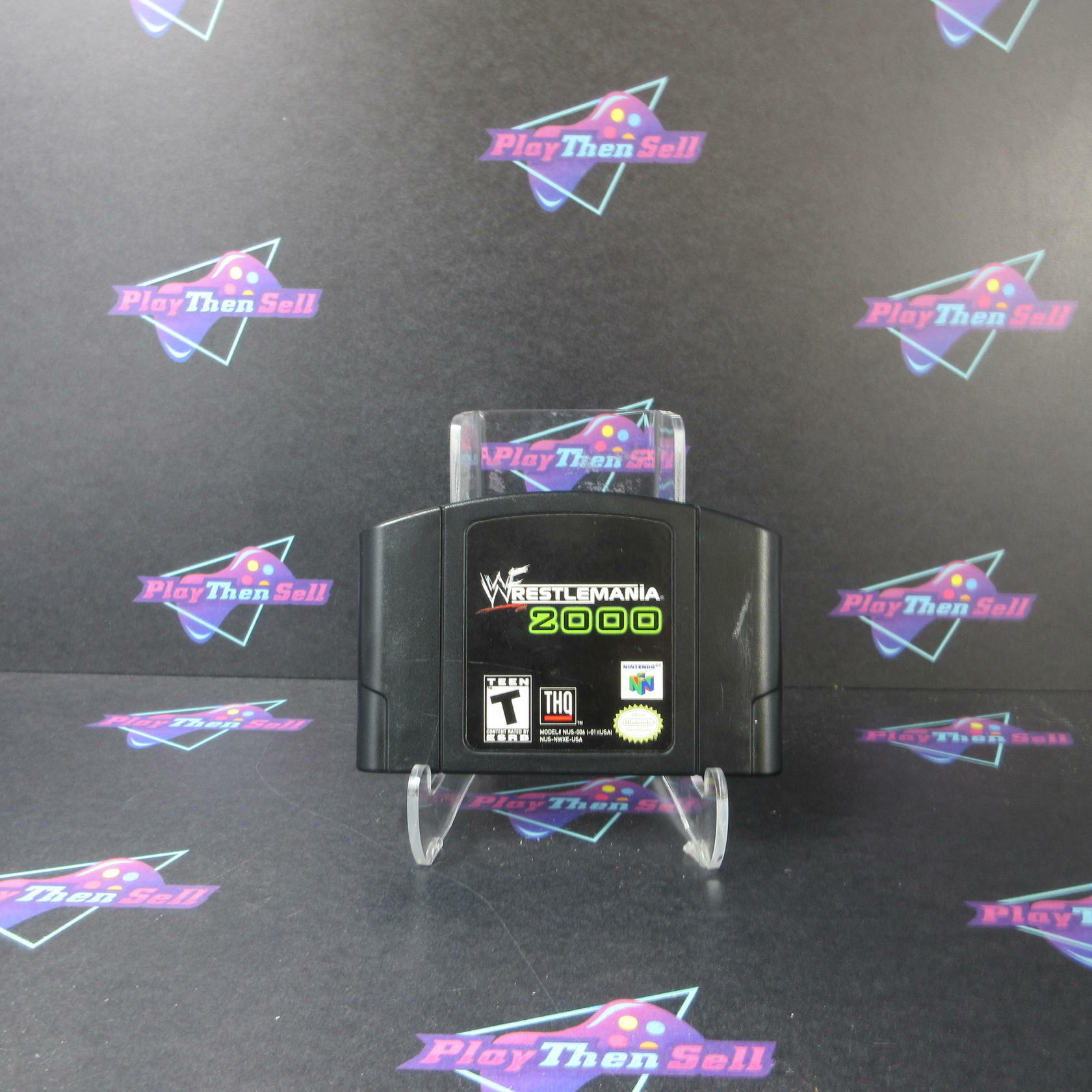 WWF Wrestlemania 2000 Nintendo 64 N64 Cartridge Only Authentic / Tested - Very Good