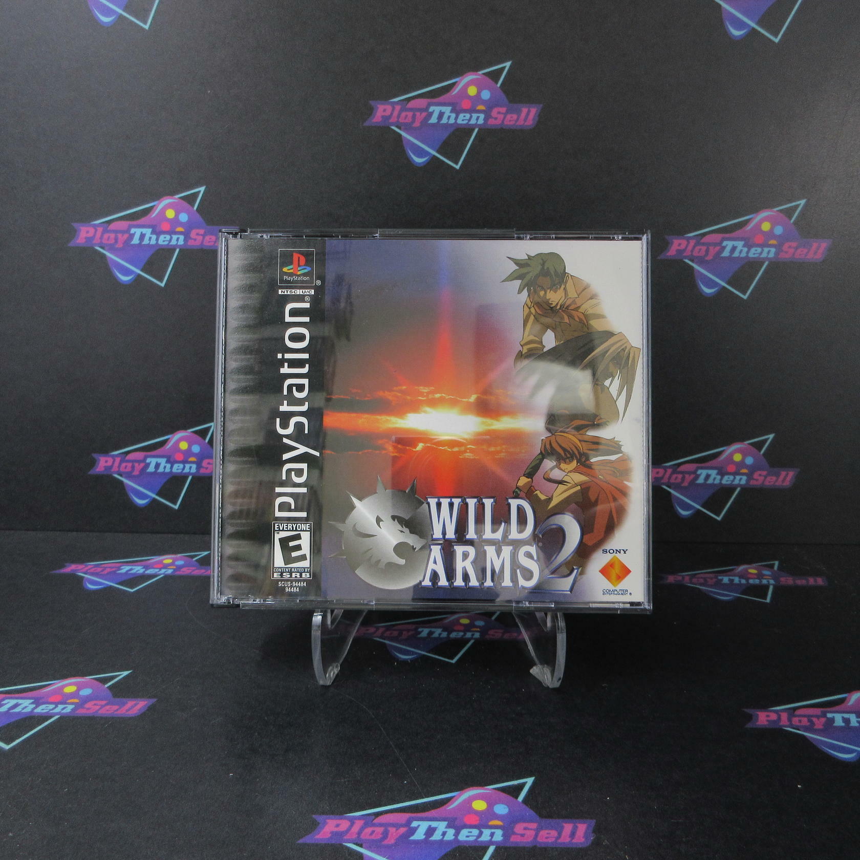 Wild Arms 2 PS1 PlayStation 1 + Reg Card - Like New