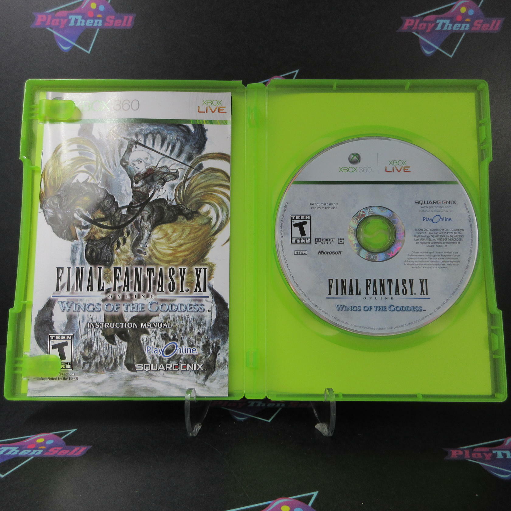 Final Fantasy XI Online Wings of the Goddess Expansion Pack Xbox 360 + Reg Card - Like New