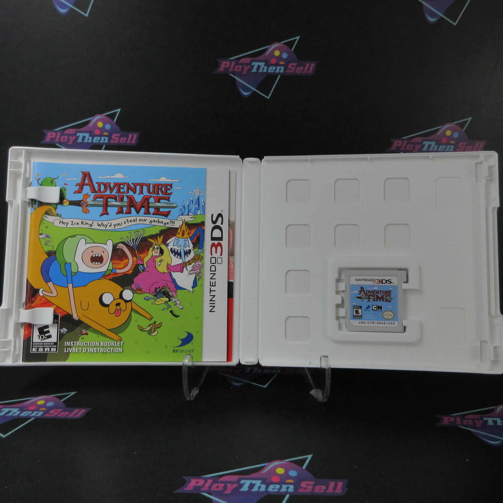Adventure Time Hey Ice King! Why'd you steal our garbage?!! Nintendo 3DS - Like New