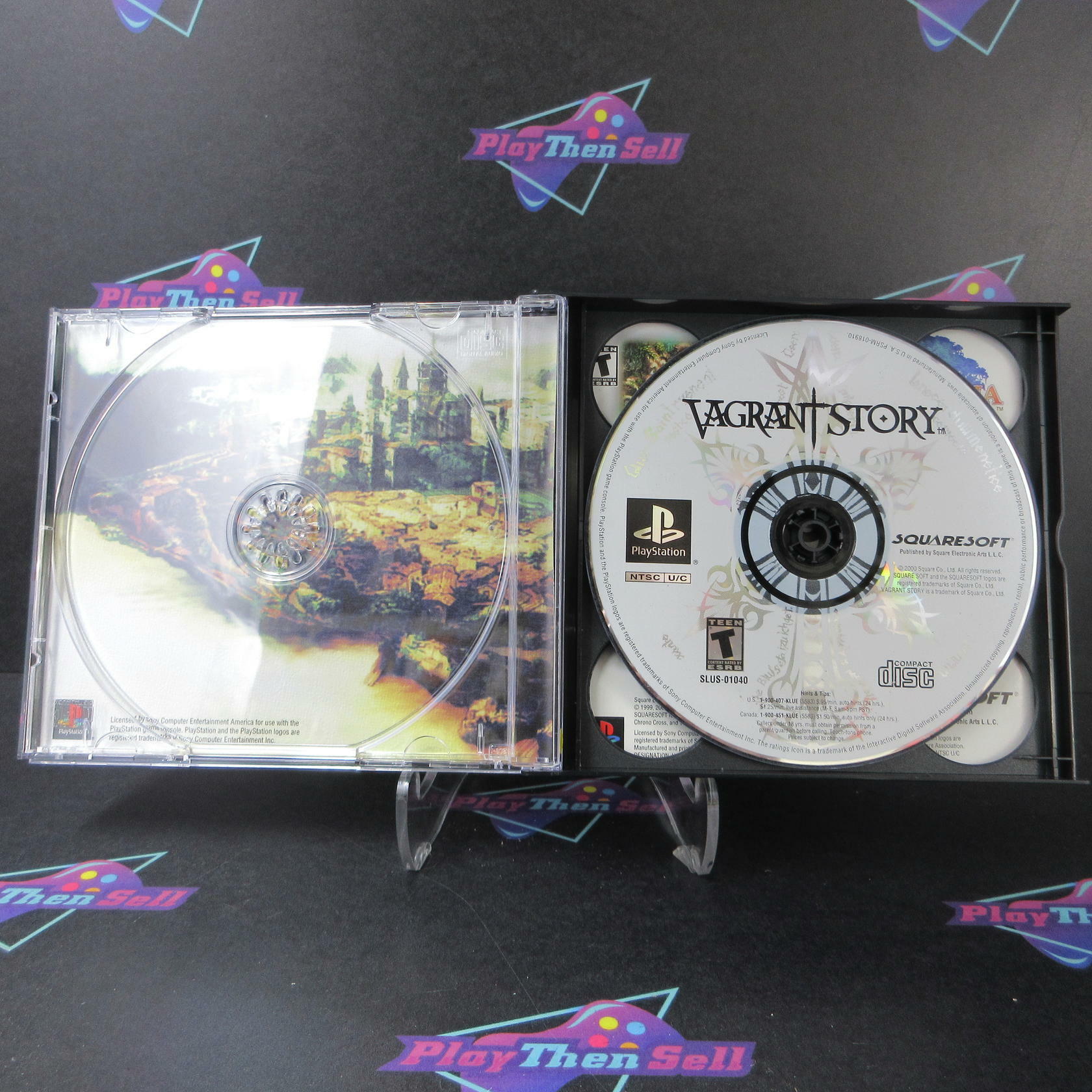 Vagrant Story PS1 PlayStation 1 + Demo Disc - Like New