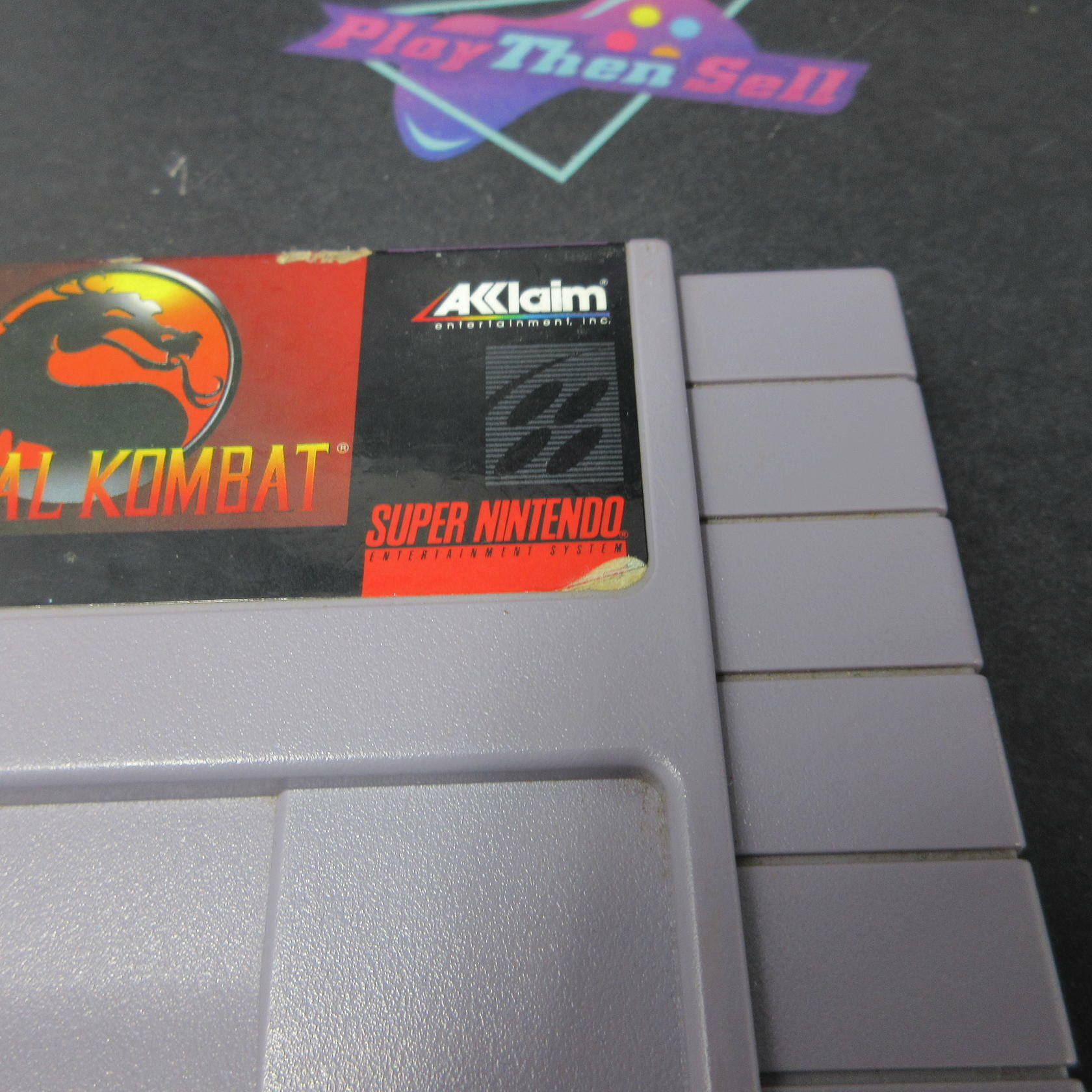 Mortal Kombat Super Nintendo SNES Cartridge Only AD Authentic / Tested - Very Good