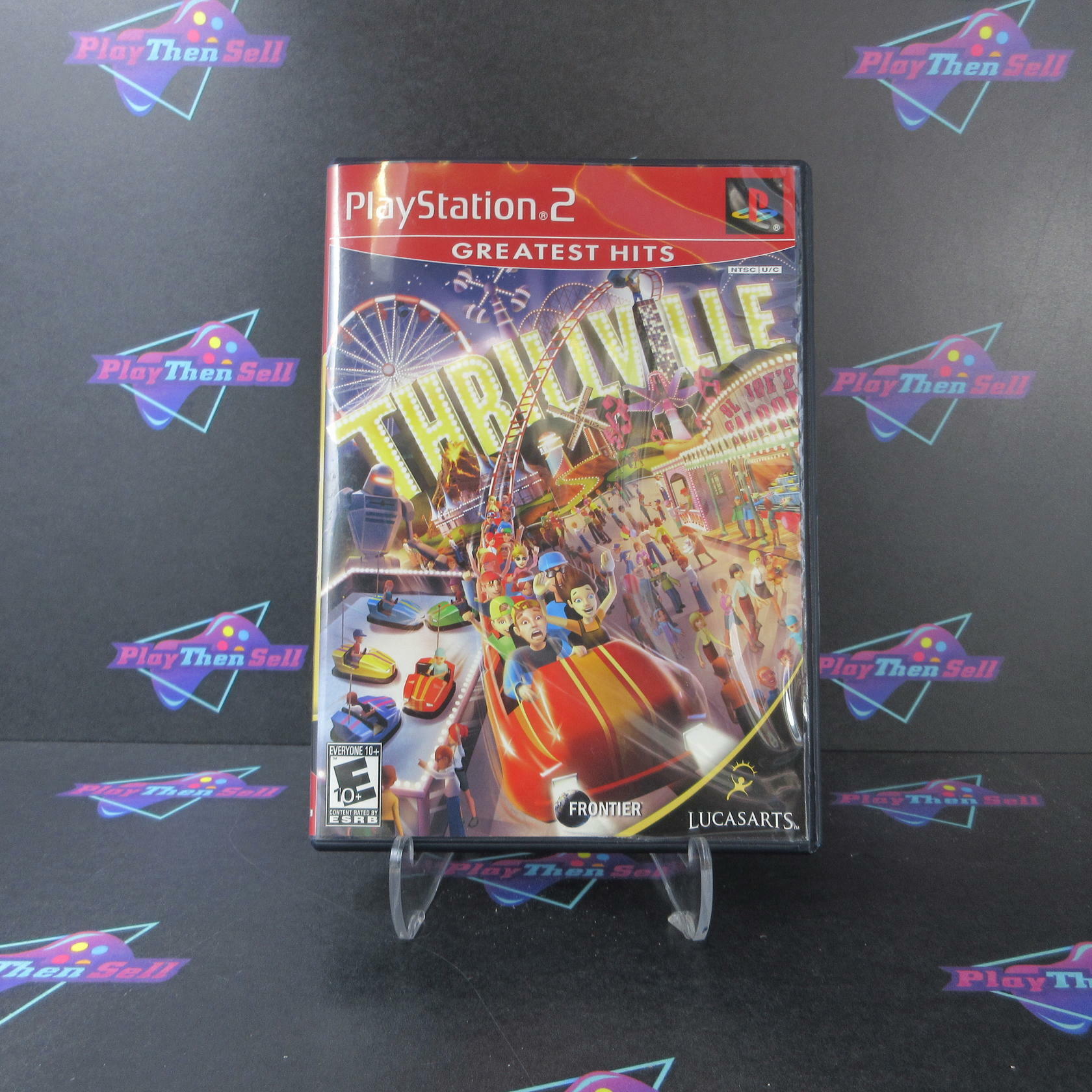 Thrillville PS2 PlayStation 2 GH BL Disc - Like New