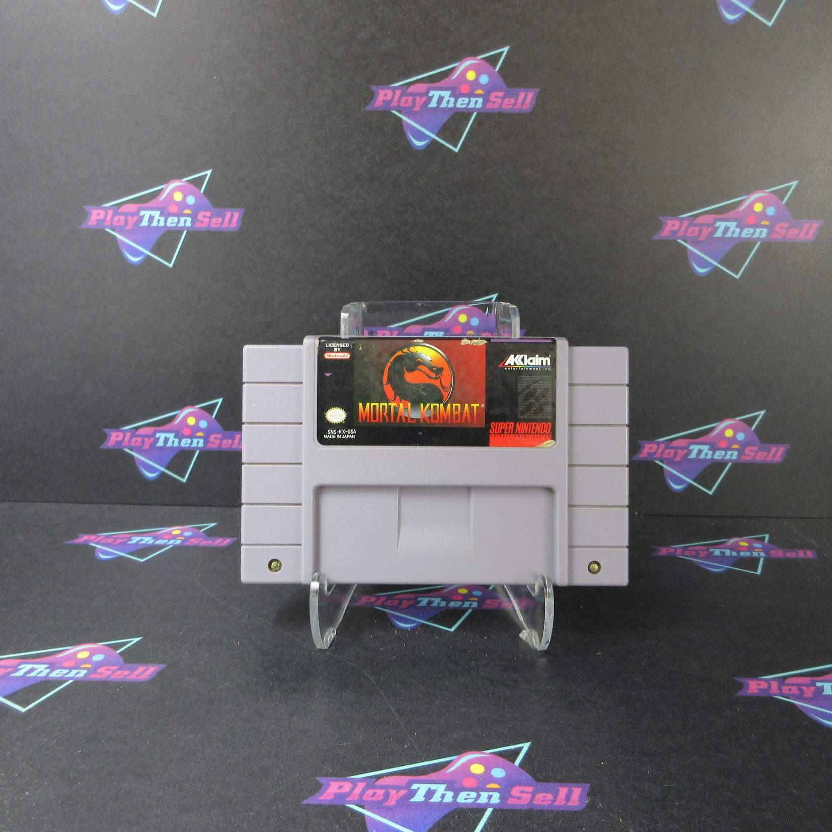 Mortal Kombat Super Nintendo SNES Cartridge Only AD Authentic / Tested - Very Good