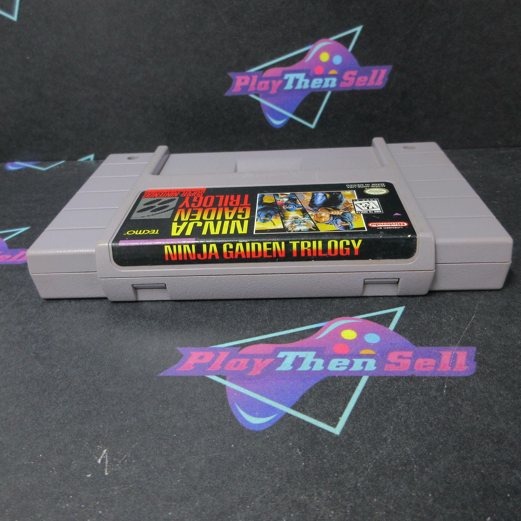 Ninja Gaiden Trilogy SNES Super Nintendo SNES Cartridge Only Authentic/Tested - Very Good