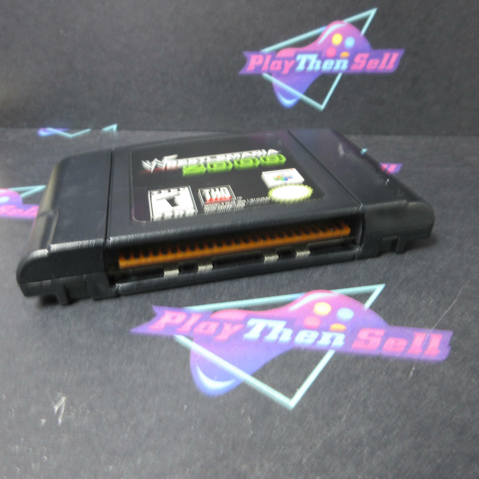 WWF Wrestlemania 2000 Nintendo 64 N64 Cartridge Only Authentic / Tested - Very Good