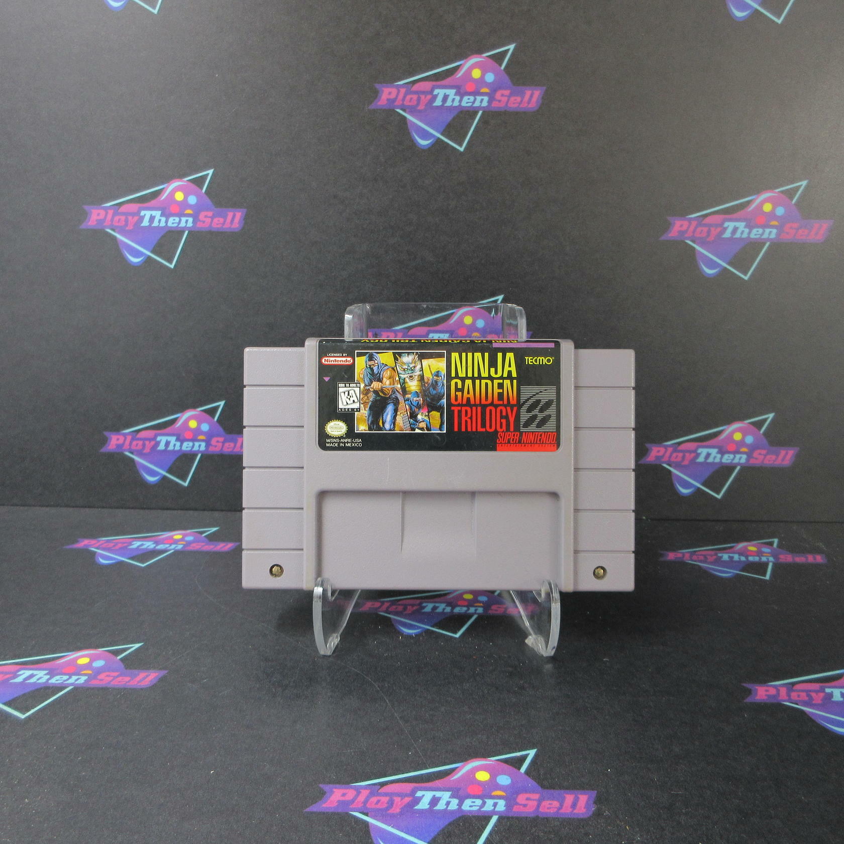 Ninja Gaiden Trilogy SNES Super Nintendo SNES Cartridge Only Authentic/Tested - Very Good