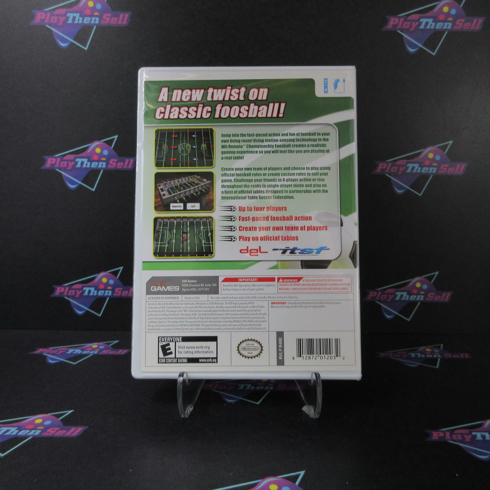 Championship Foosball Nintendo Wii - Like New