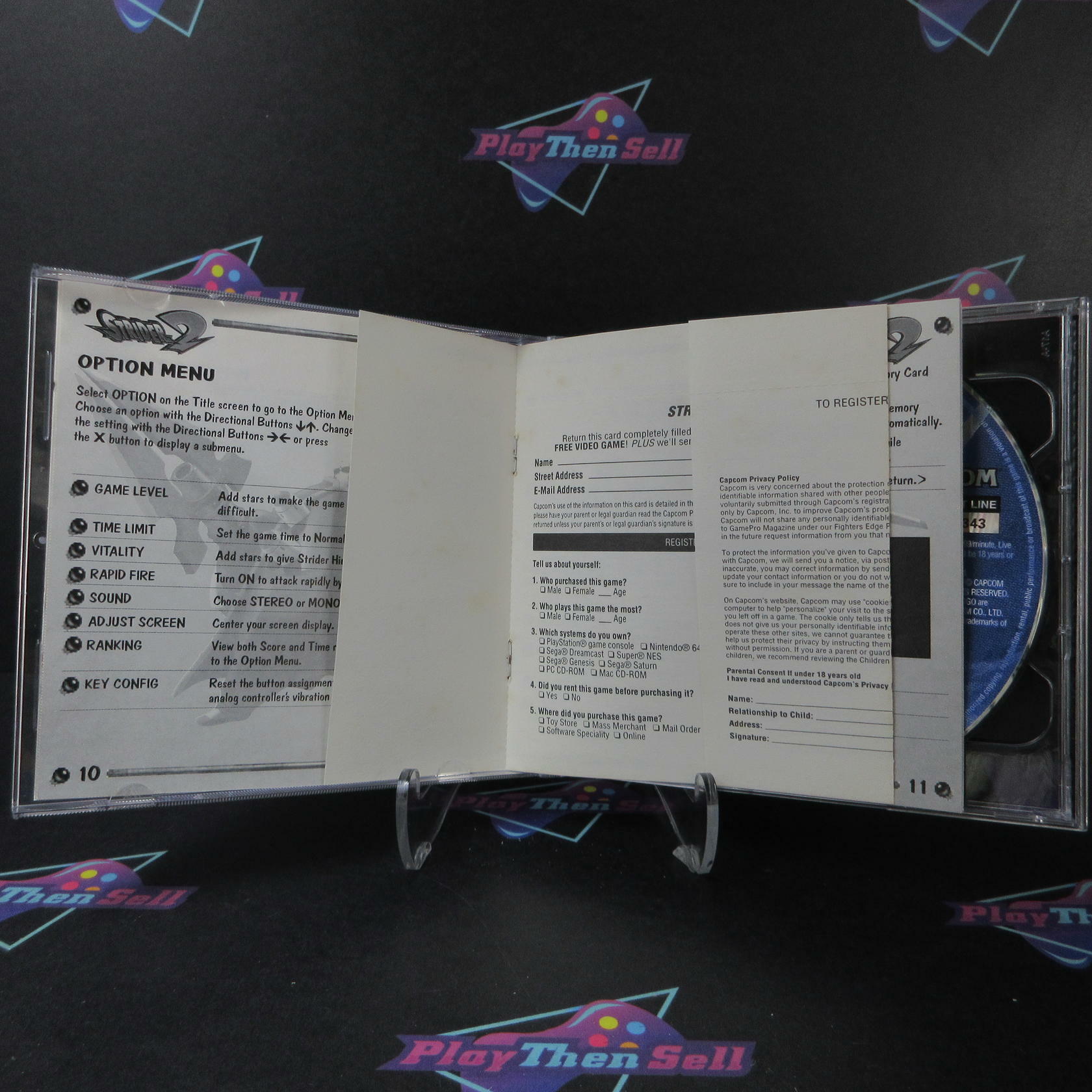 Strider 2 PS1 PlayStation 1 + Reg Card - Like New