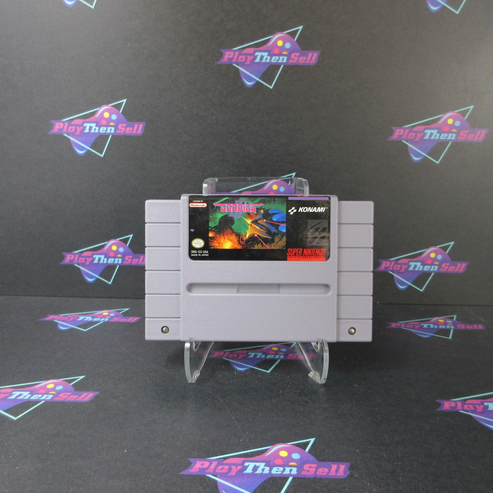 Gradius III SNES Super Nintendo SNES Cartridge Only Authentic/Tested - Very Good