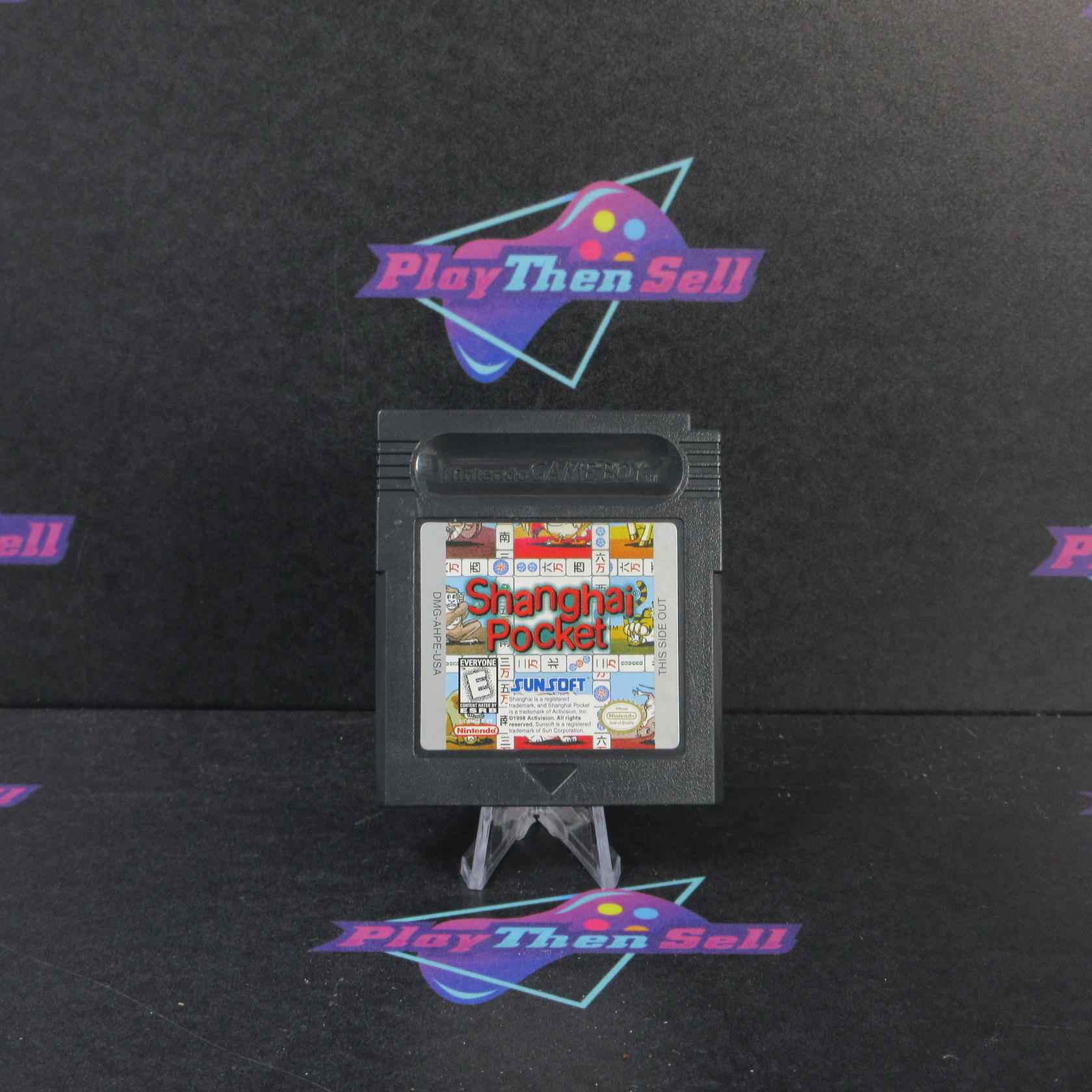 Shanghai Pocket Nintendo GameBoy Cart Only Authentic / Tested - Very Good