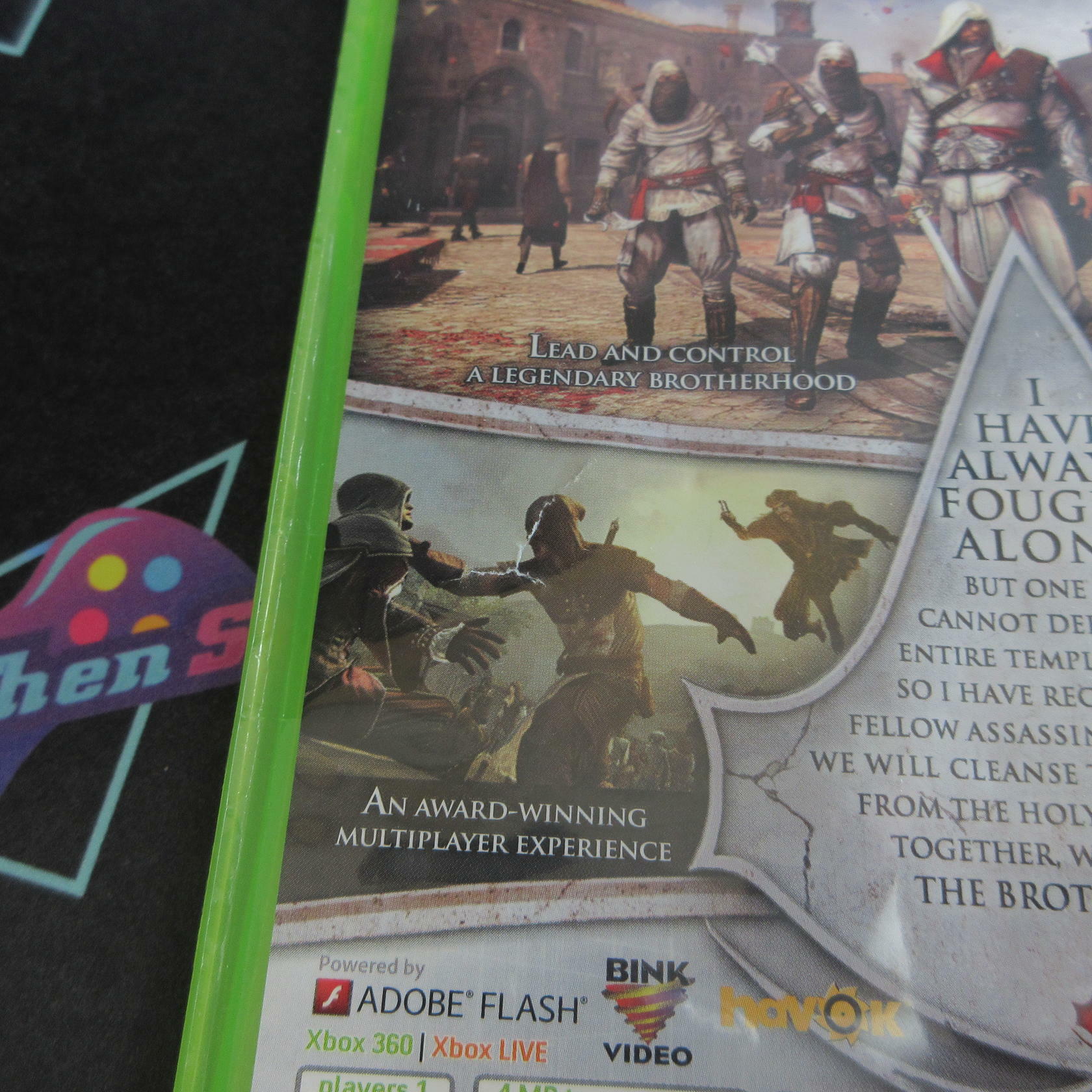 Assassin's Creed Brotherhood Xbox 360 AD Complete CIB - Very Good