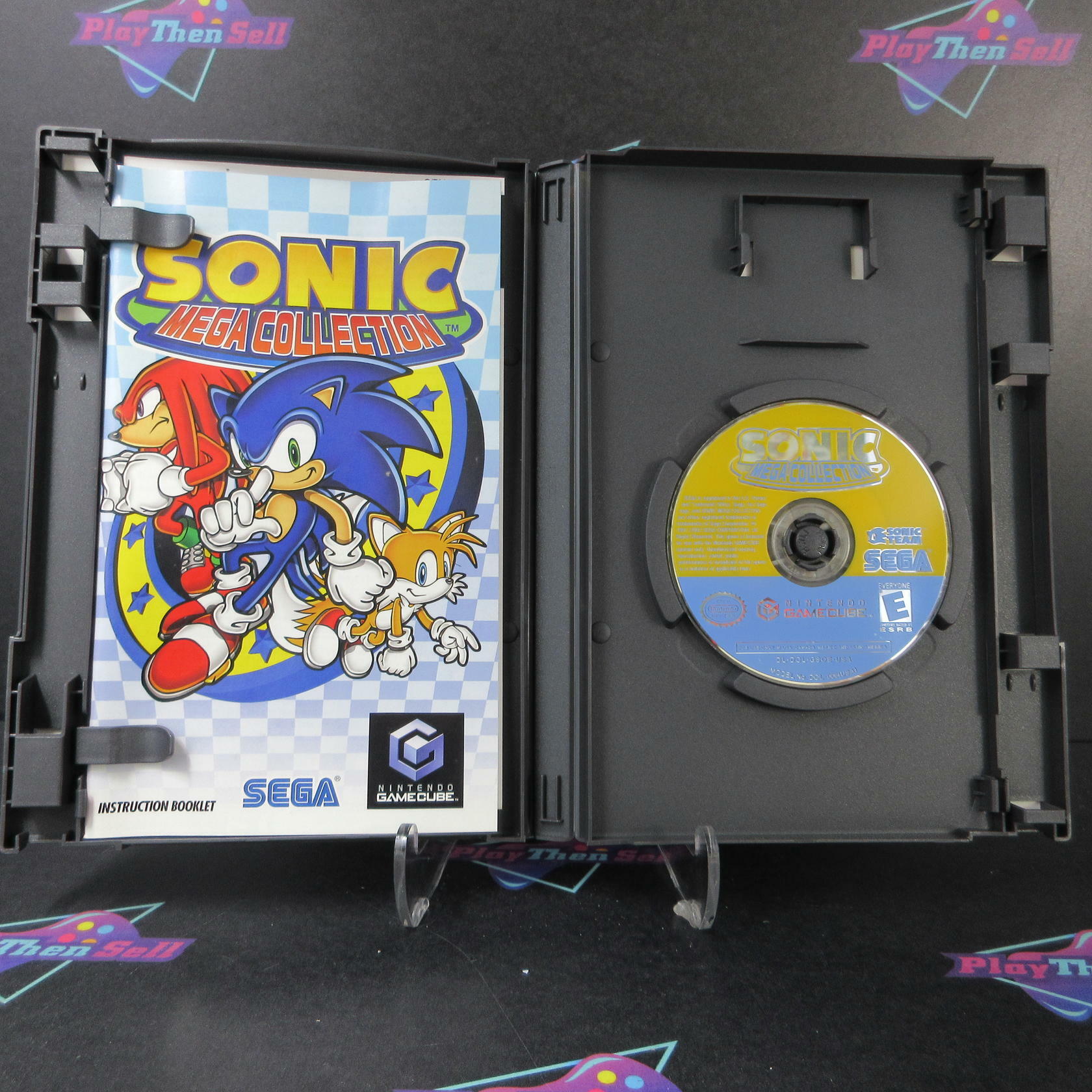 Sonic Mega Collection Player's Choice Nintendo GameCube AD + Reg Card Complete - Very Good