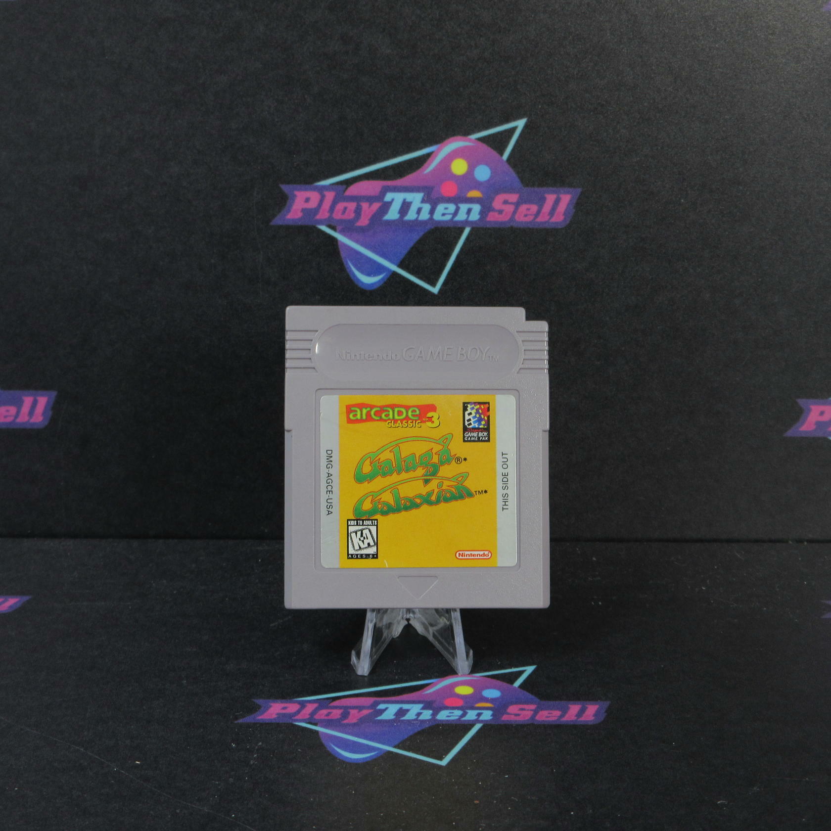 Arcade Classic 3 Galaga Galaxian Nintendo GameBoy Cart Only Authentic / Tested - Very Good