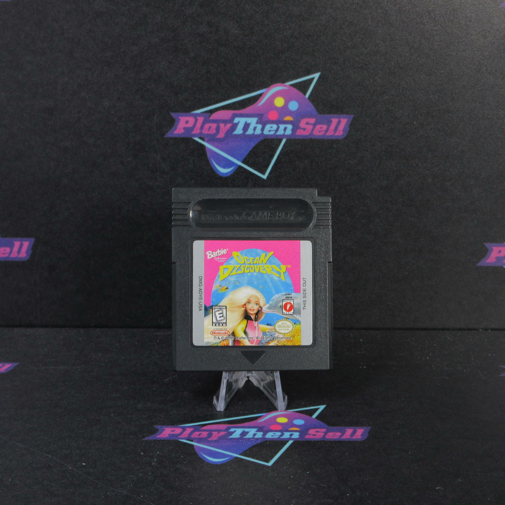 Barbie Ocean Discovery Nintendo GameBoy Cart Only Authentic / Tested - Very Good