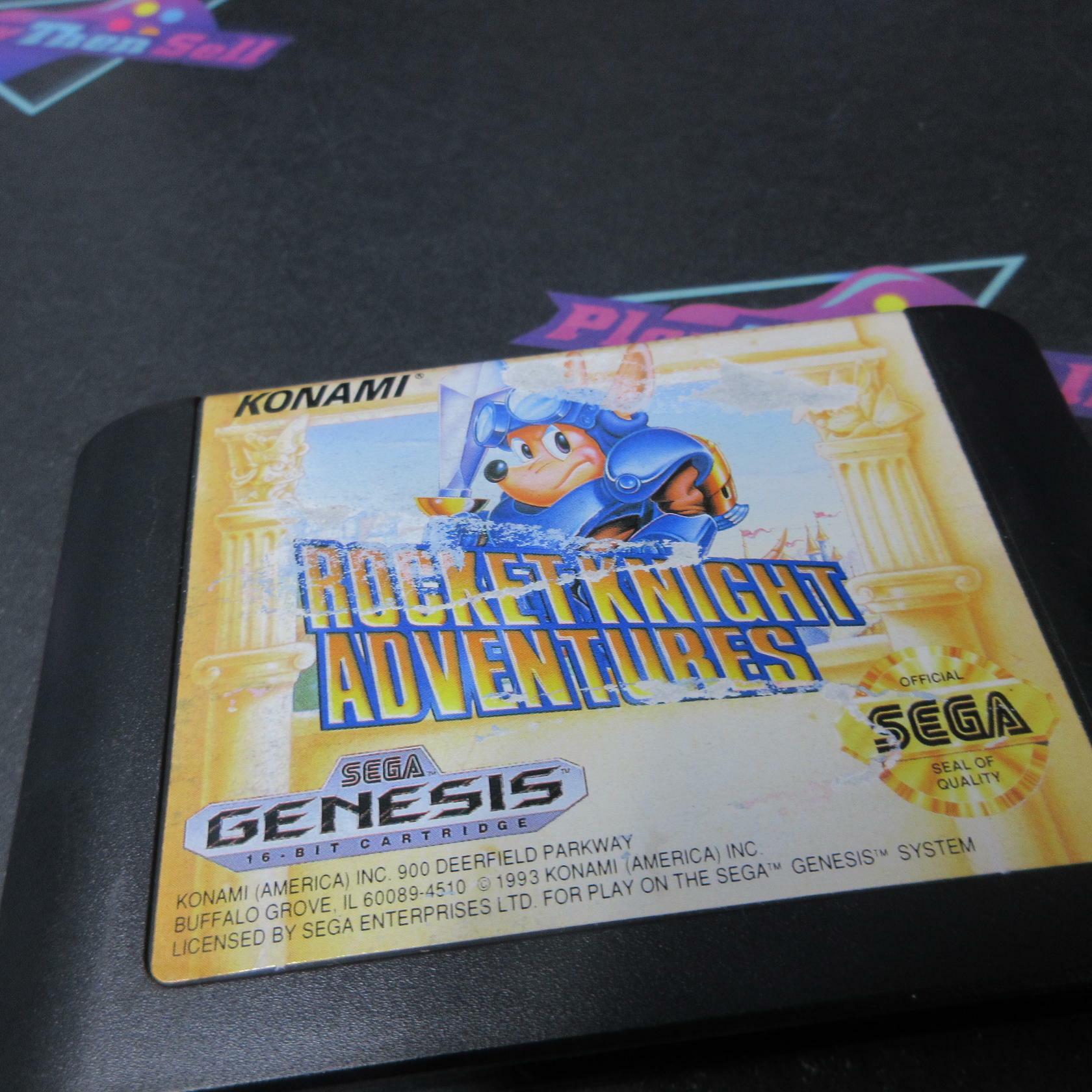 Rocket Knight Adventures Sega Genesis Cart Only AD Authentic / Tested - Very Good
