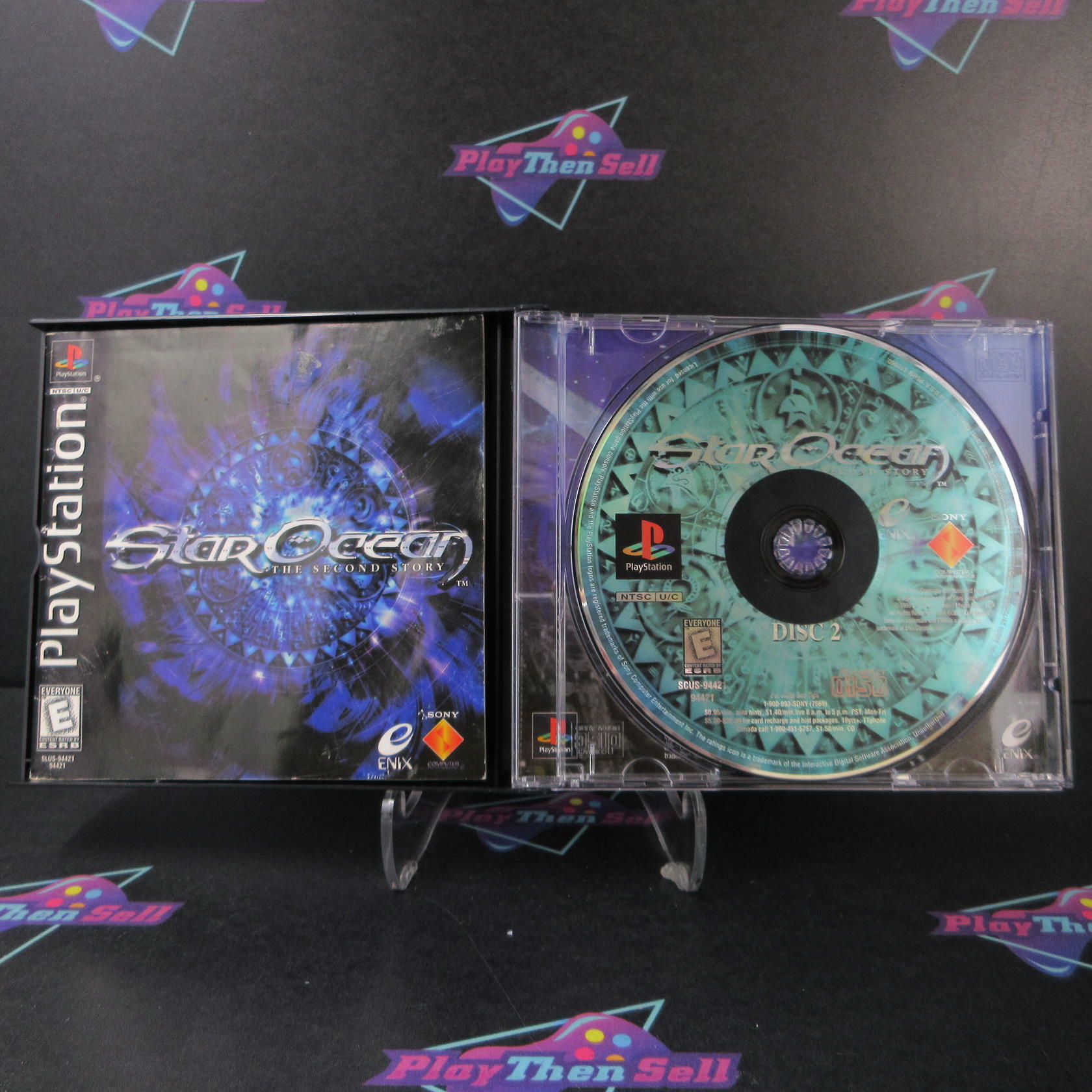 Star Ocean The Second Story PS1 PlayStation 1 MD Complete CIB - Very Good