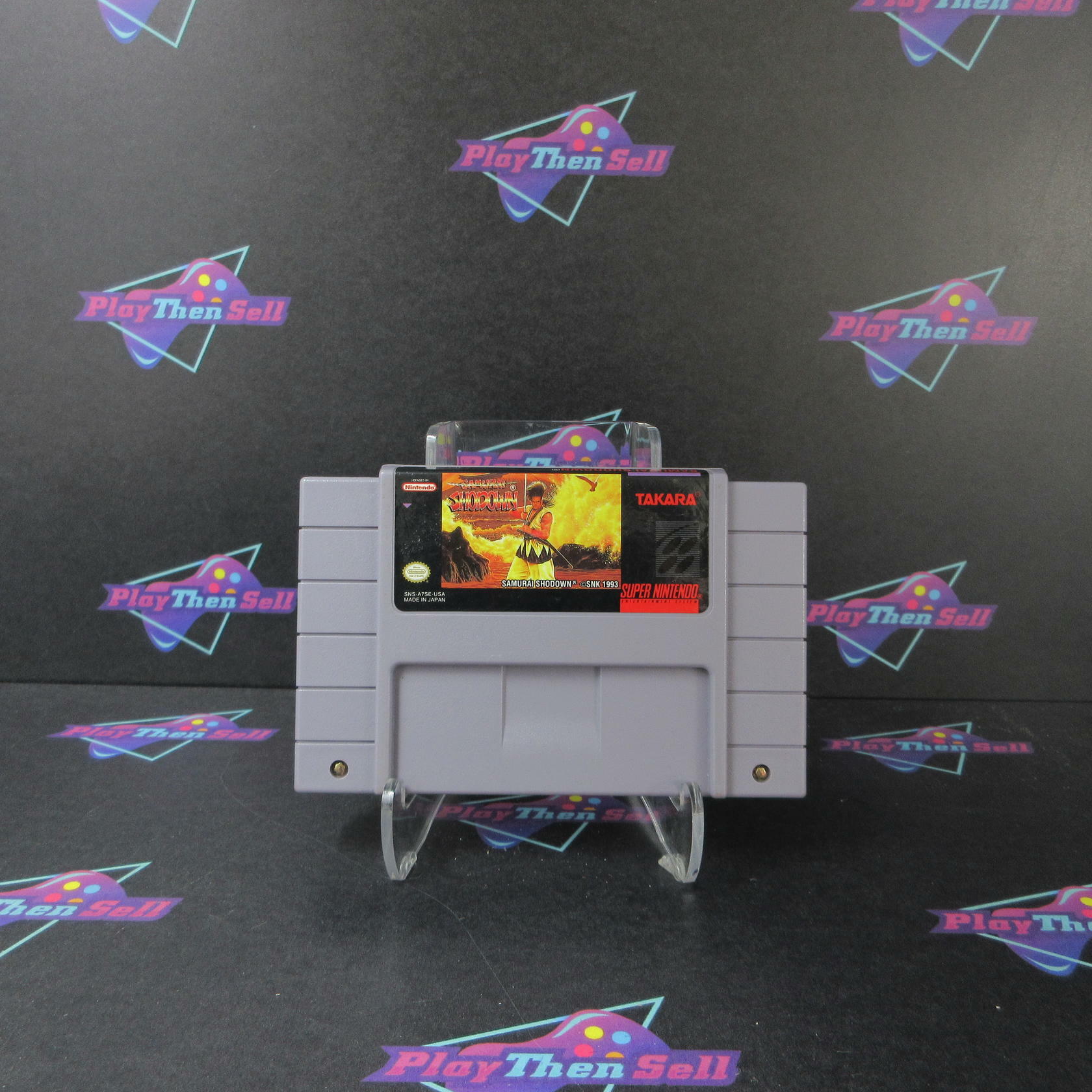 Samurai Shodown SNES Super Nintendo SNES Cartridge + Box Authentic/Tested - Very Good