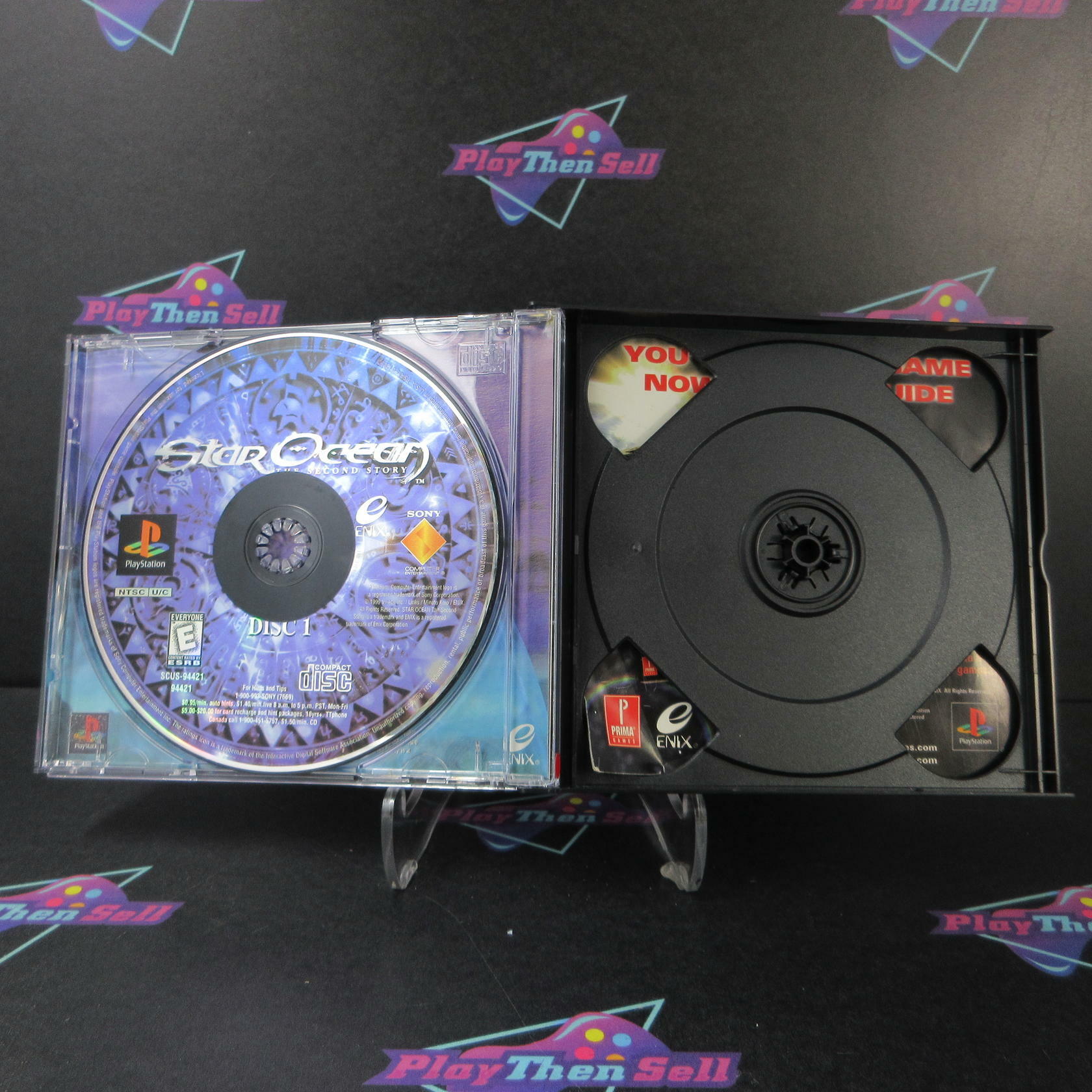 Star Ocean The Second Story PS1 PlayStation 1 MD Complete CIB - Very Good
