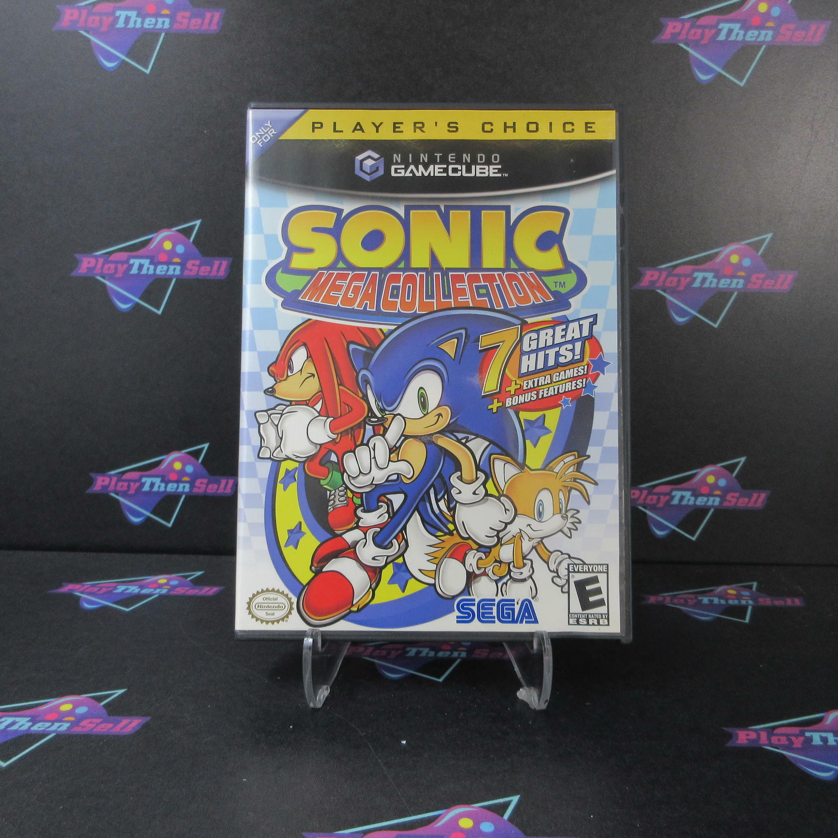 Sonic Mega Collection Player's Choice Nintendo GameCube AD + Reg Card Complete - Very Good