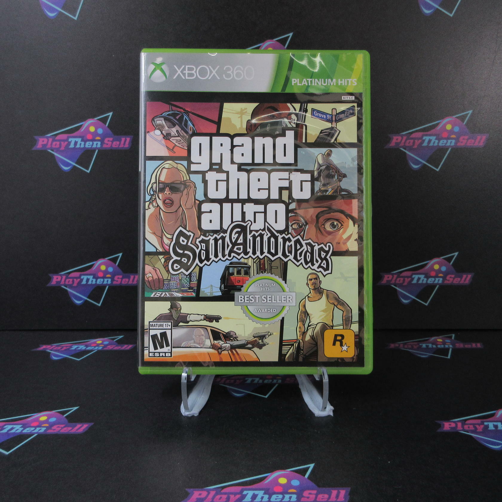 Grand Theft Auto: San Andreas PH Xbox 360 AD + Map CIB - Very Good
