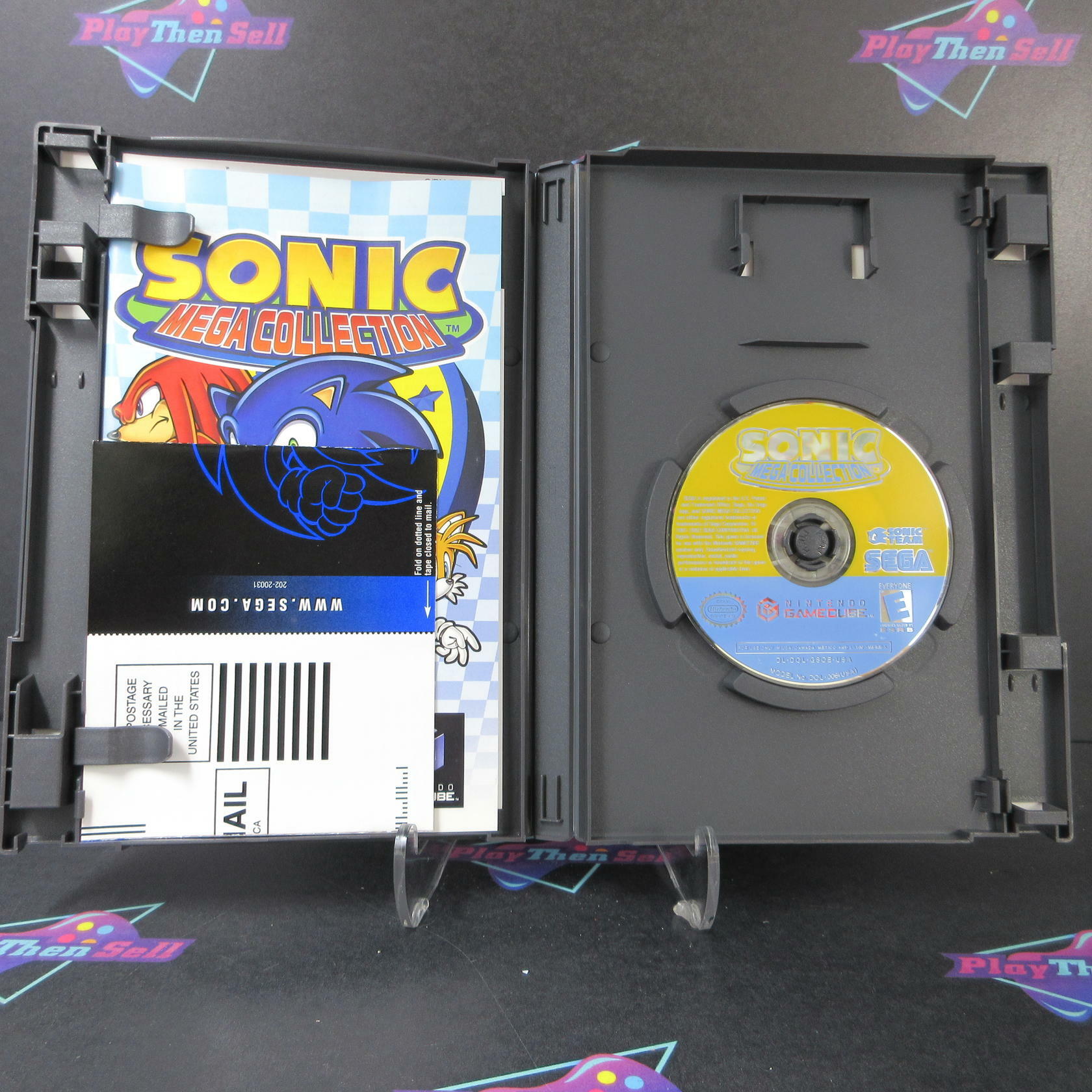 Sonic Mega Collection Player's Choice Nintendo GameCube AD + Reg Card Complete - Very Good