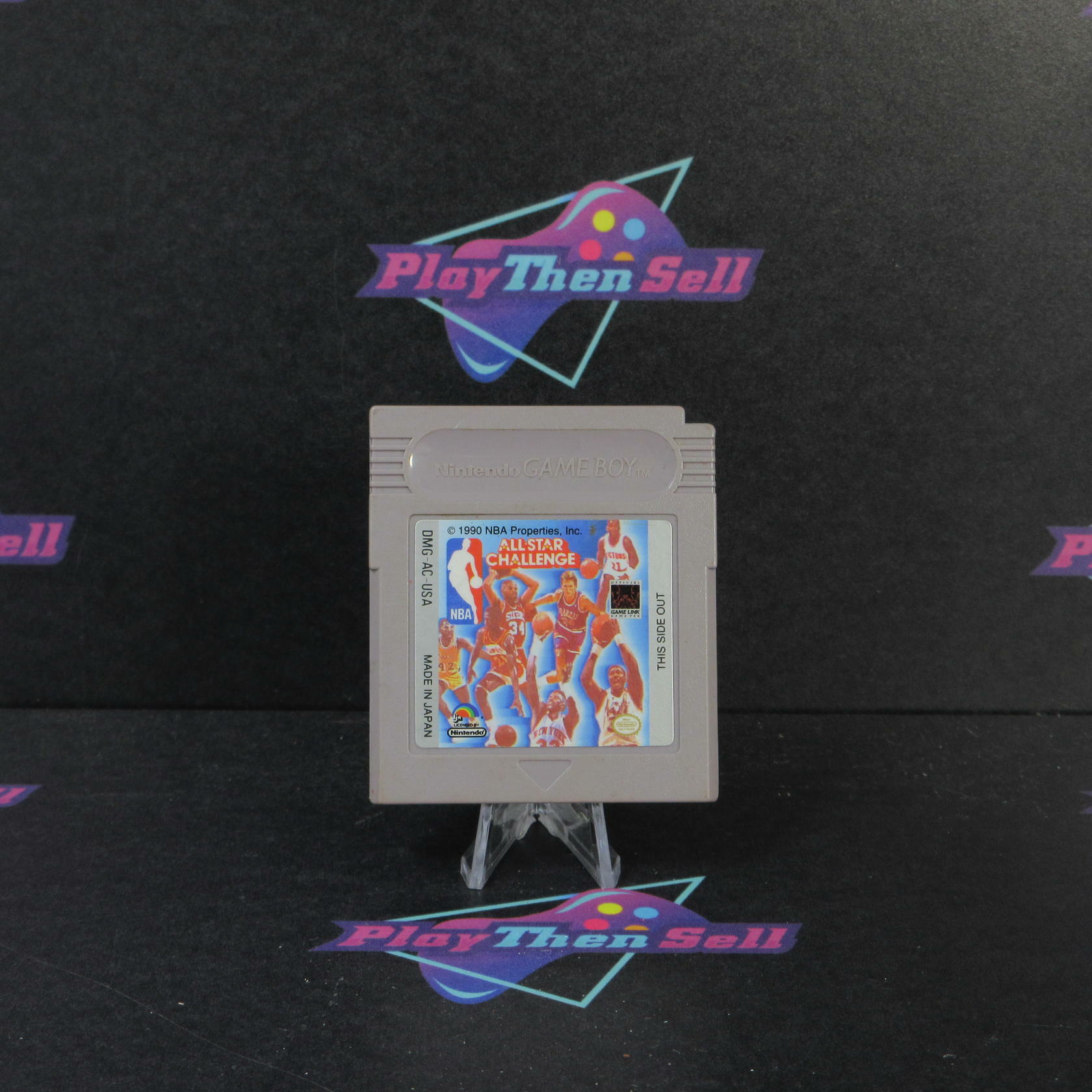 NBA All Star Challenge Nintendo GameBoy Cart Only Authentic / Tested - Very Good