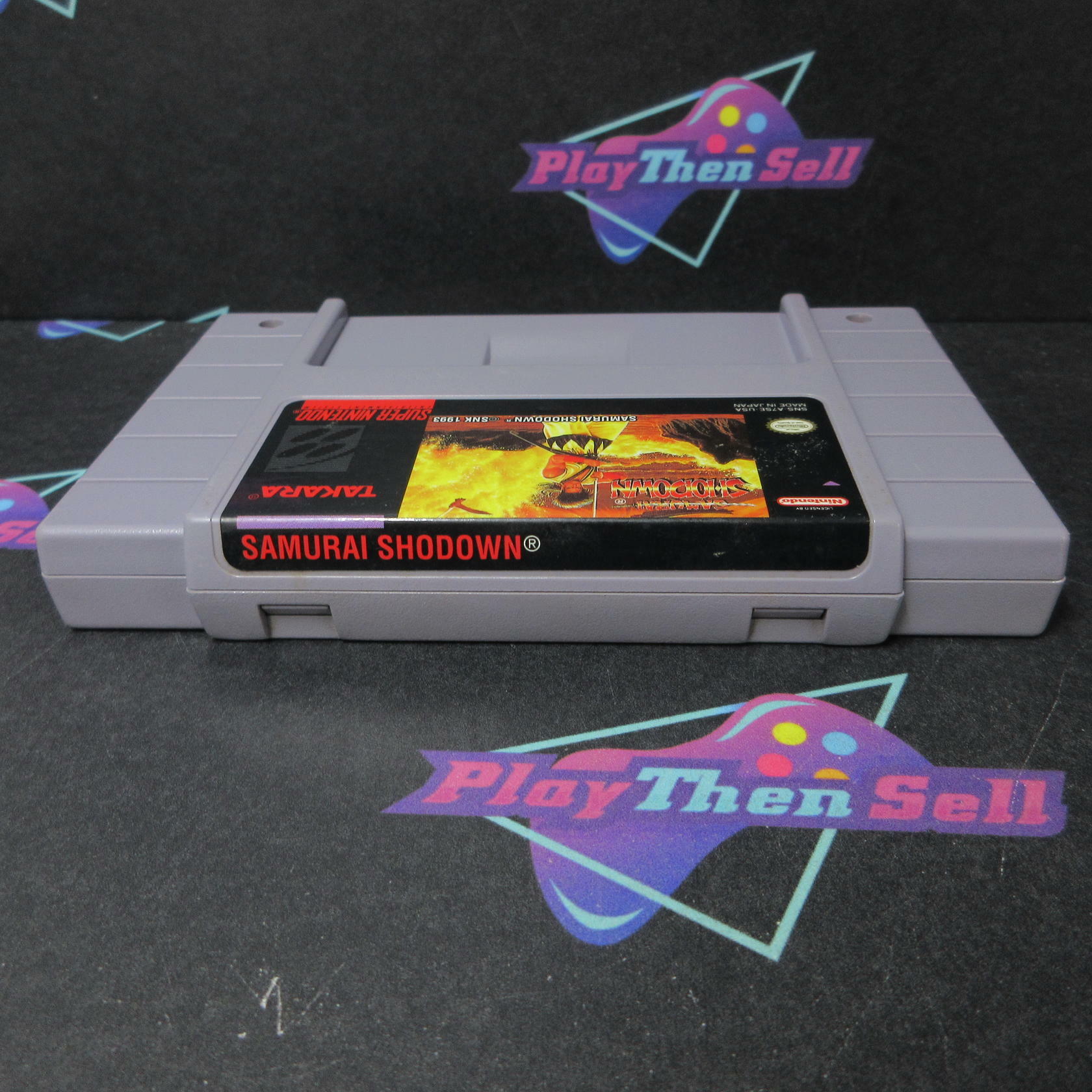 Samurai Shodown SNES Super Nintendo SNES Cartridge + Box Authentic/Tested - Very Good