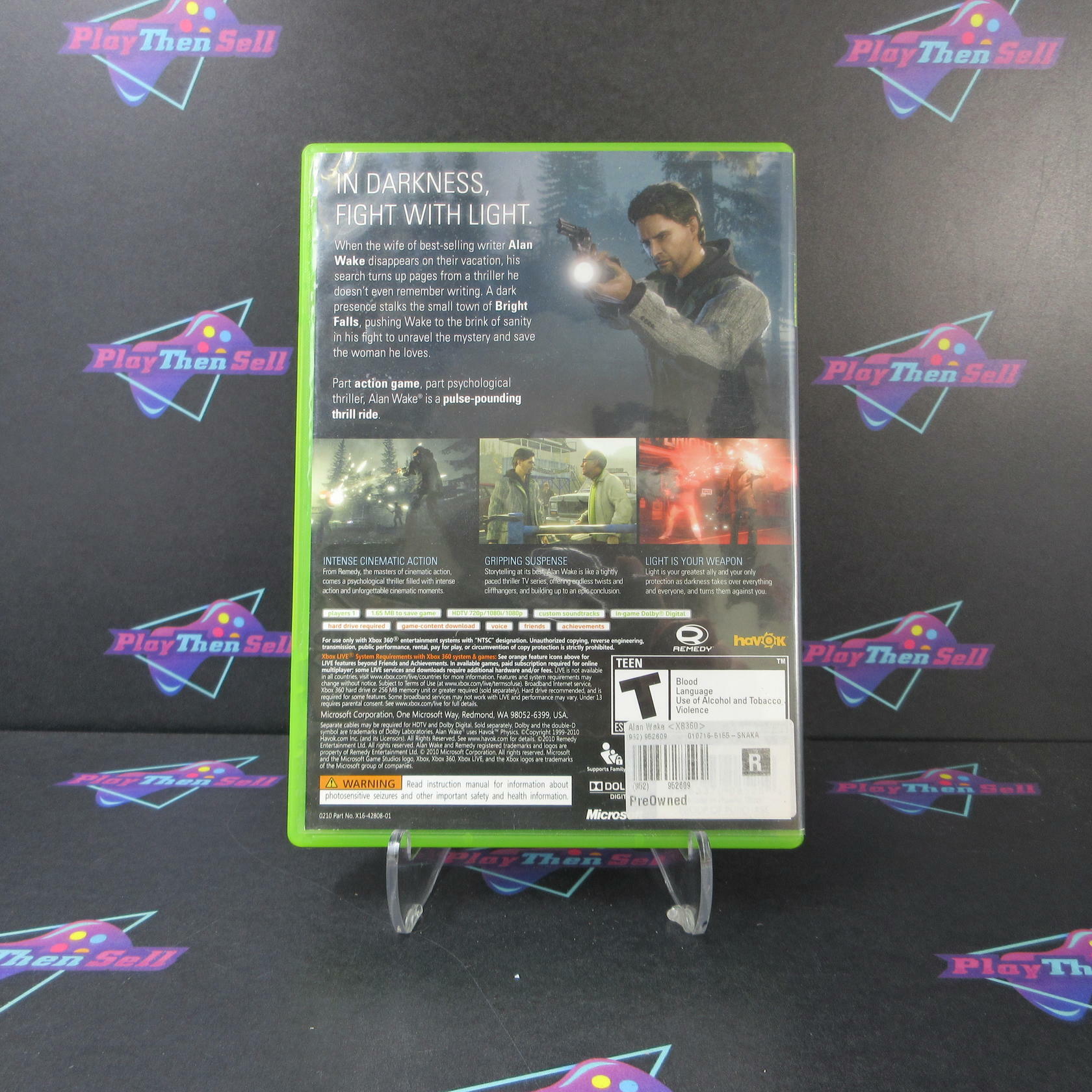 Alan Wake Xbox 360 AD/NM - Very Good