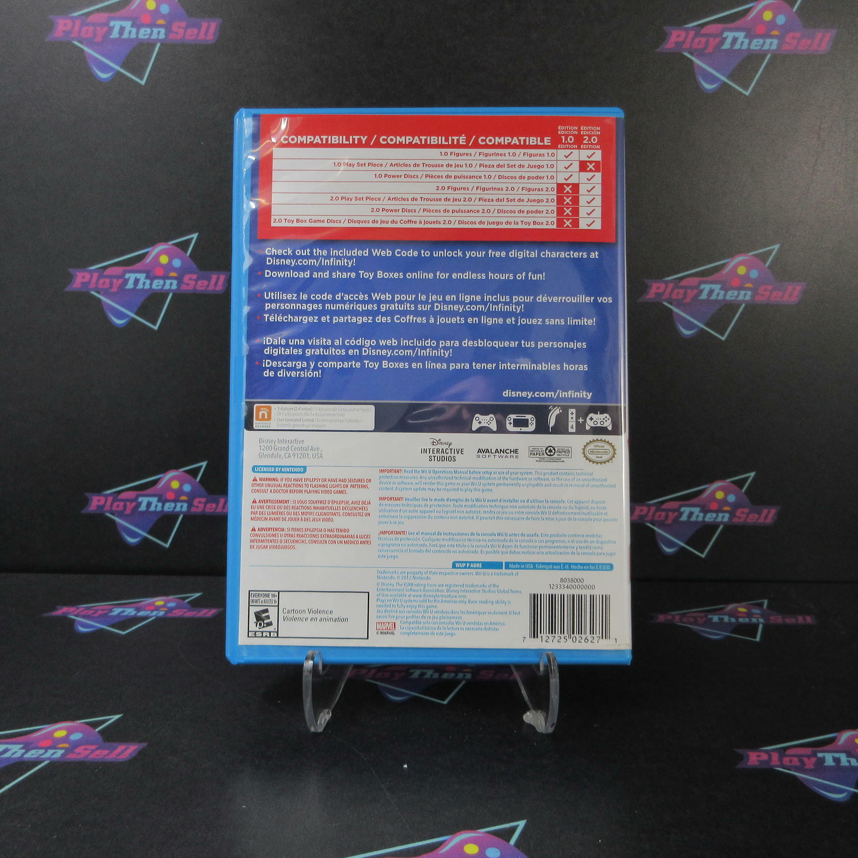 Disney Infinity Edition 2.0 Nintendo Wii U AD/NM - Very Good