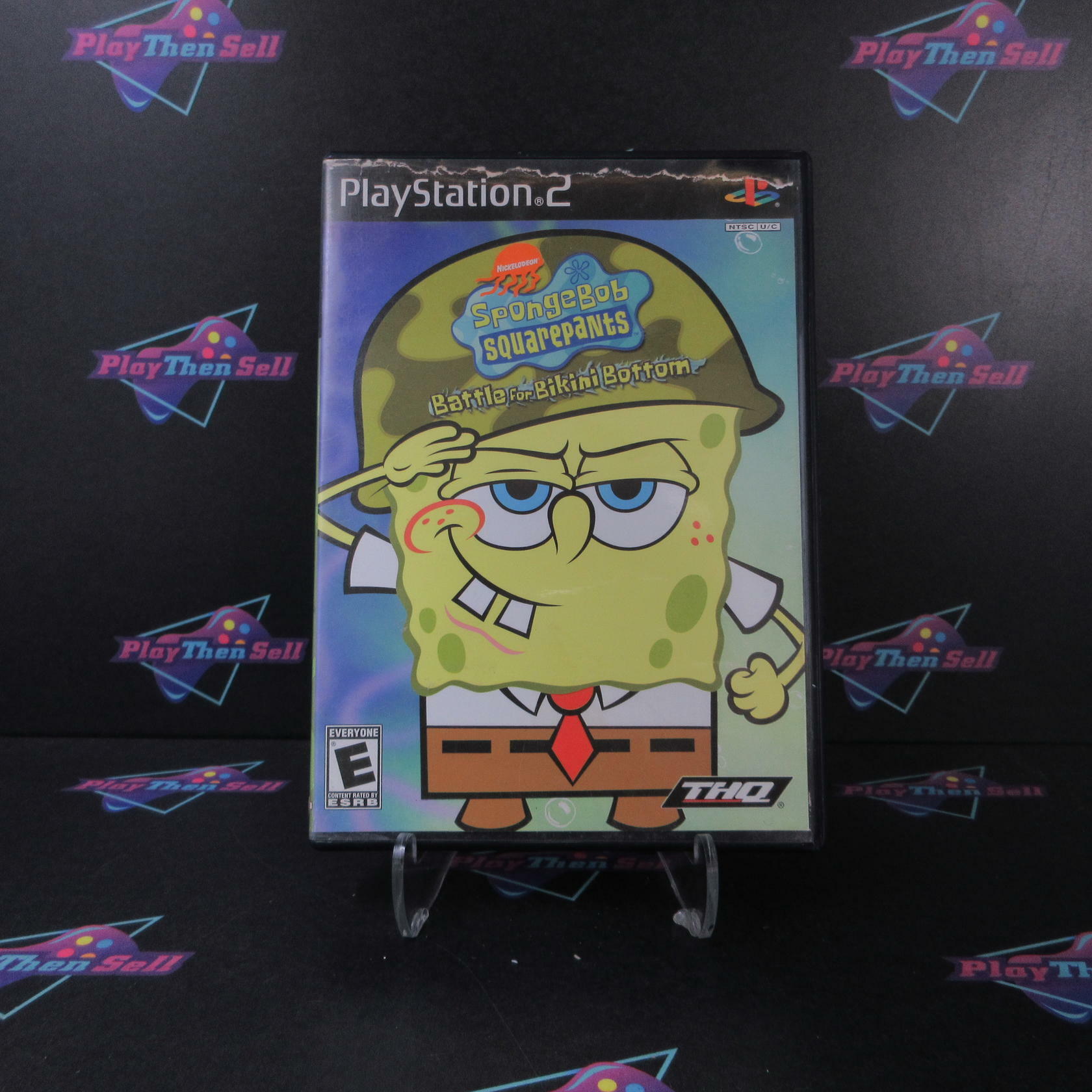 SpongeBob SquarePants Battle for Bikini Bottom PS2 PlayStation 2 AD/MD Complete - Very Good
